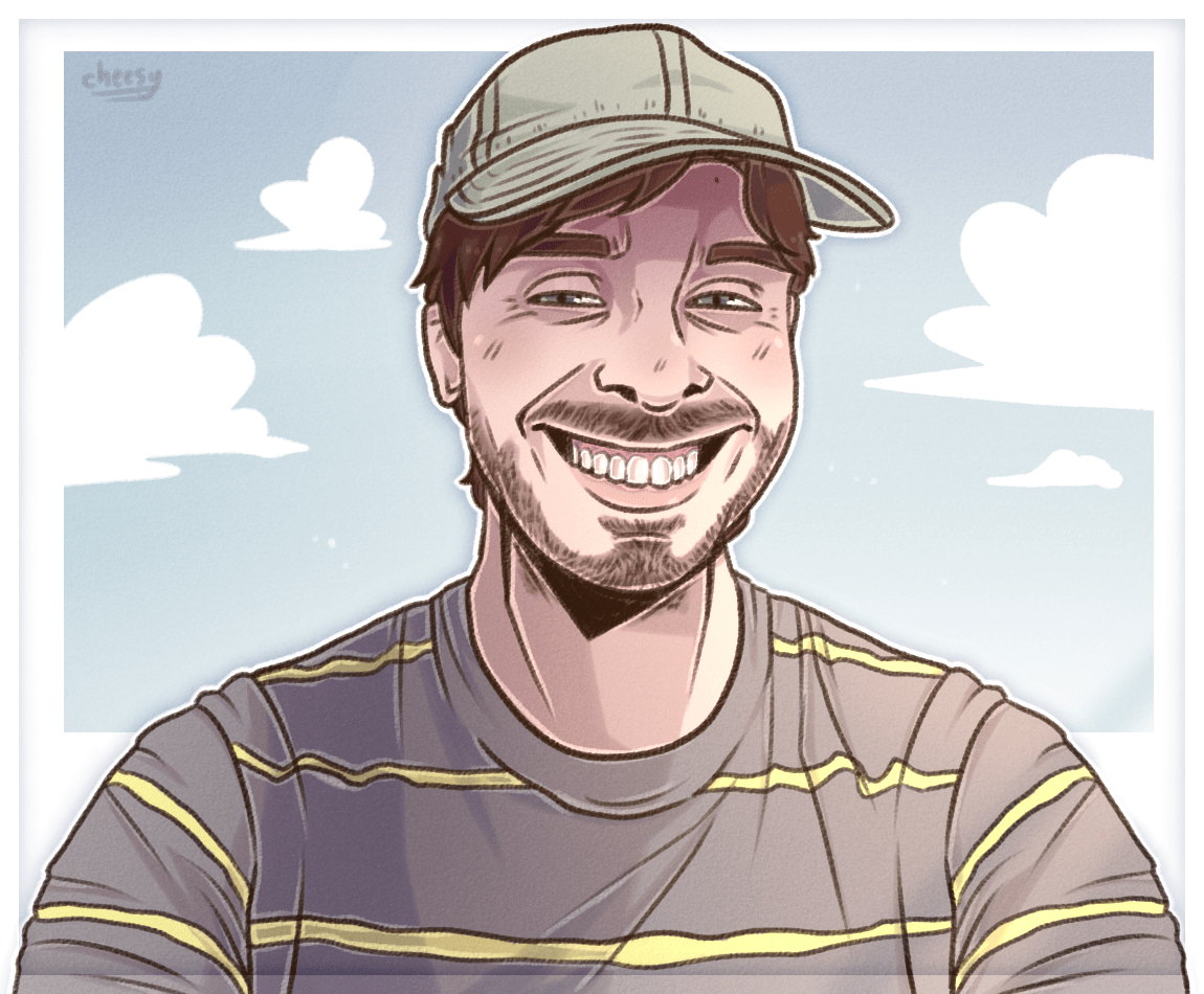 A totally normal portrait of Vinny nothing or wrong here