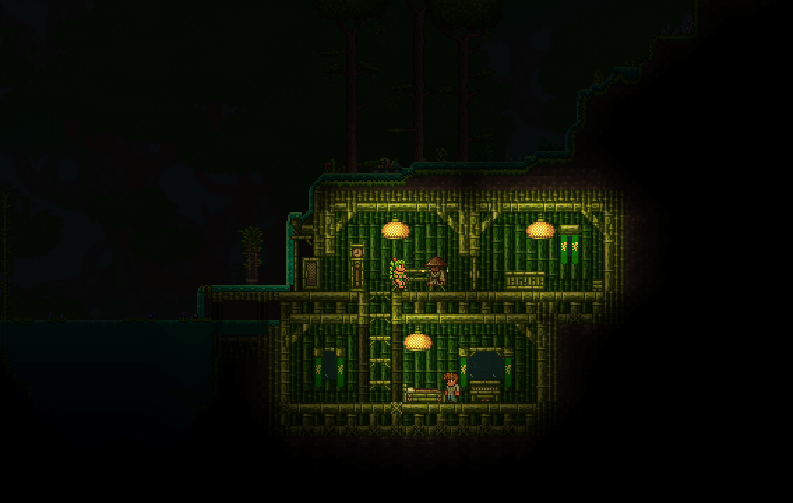 Bamboo house r/Terraria