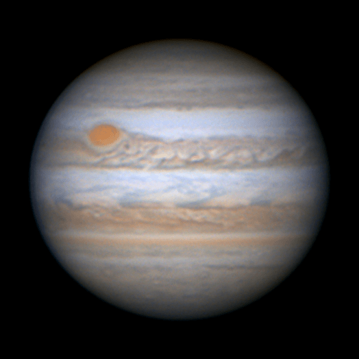 Jupiter through Celestron C9.25 and ZWO camera search youtube for