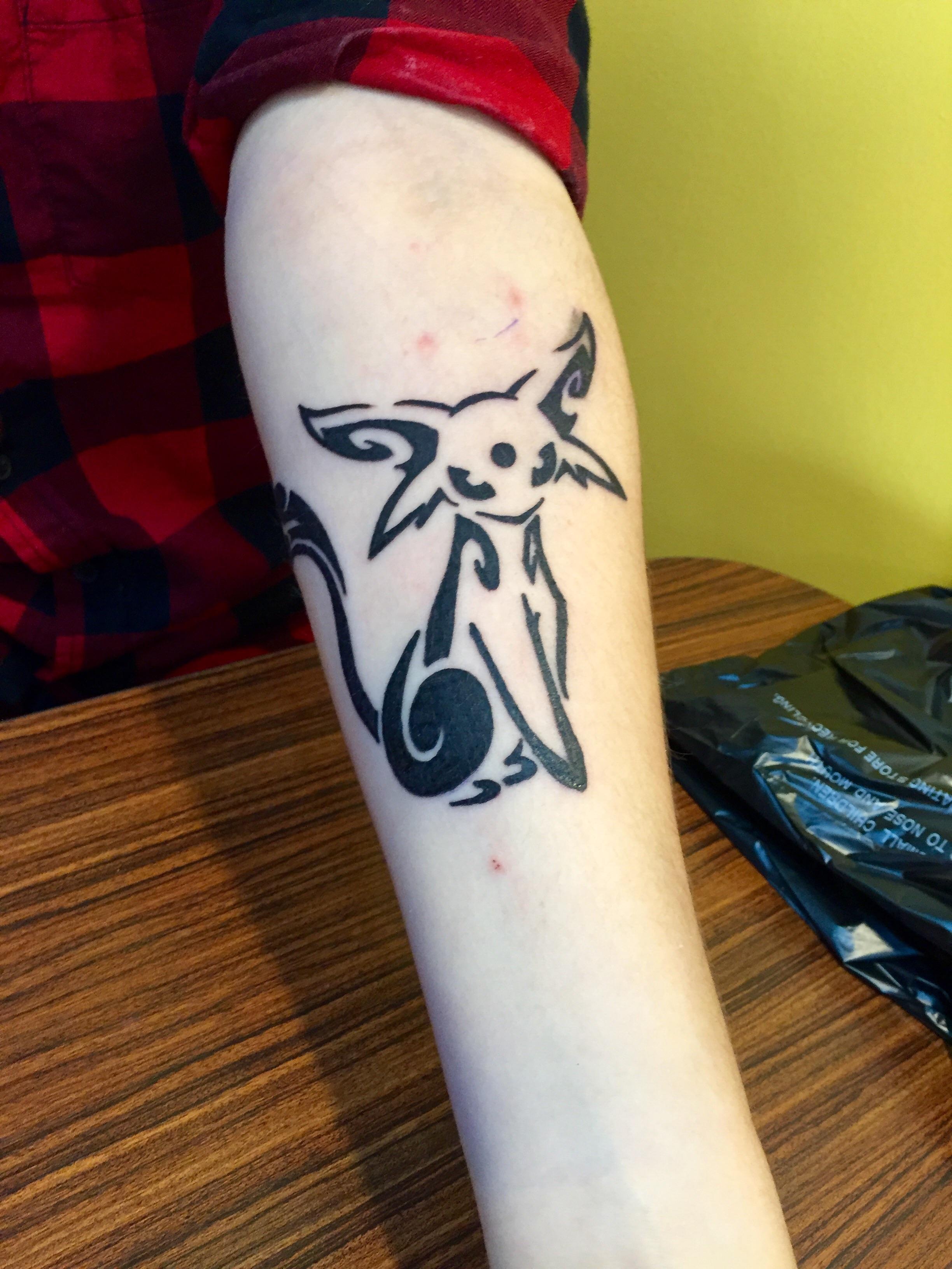 Espeon tattoo! pokemon