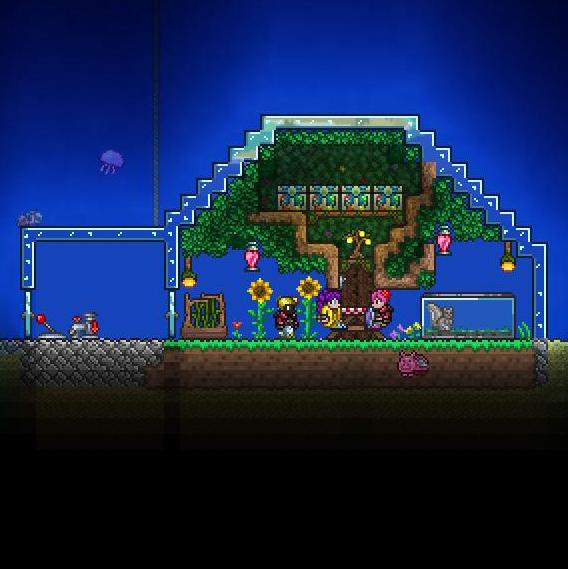 Sandy Cheeks inspired underwater dome. Complete with water draining