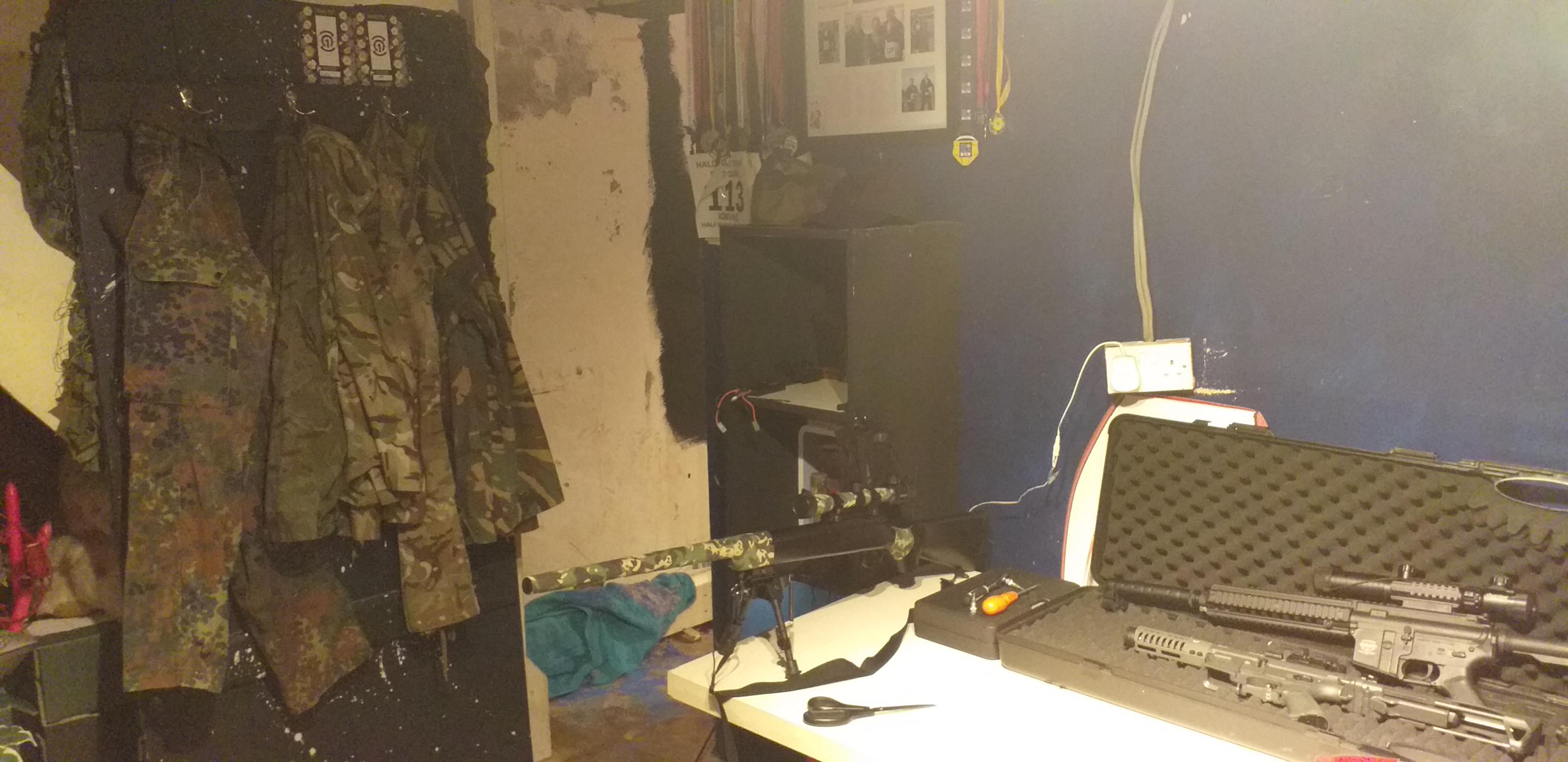My airsoft room (needs decorating) r/airsoft