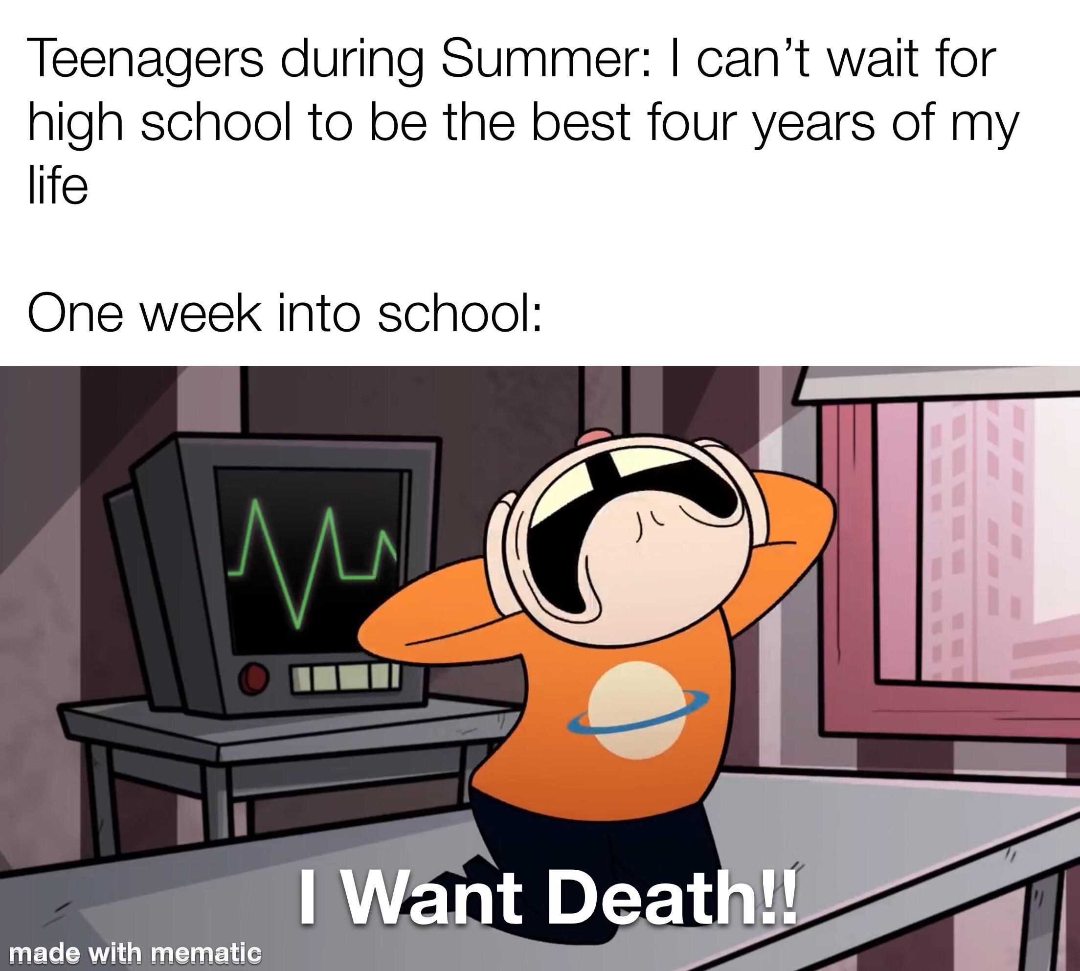 This is a perfect representation of high school HelluvaBoss
