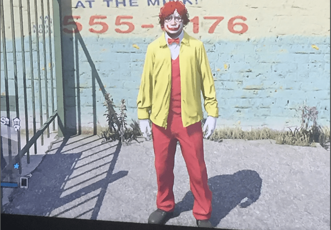 I made a clown outfit in game. r/GTAoutfits