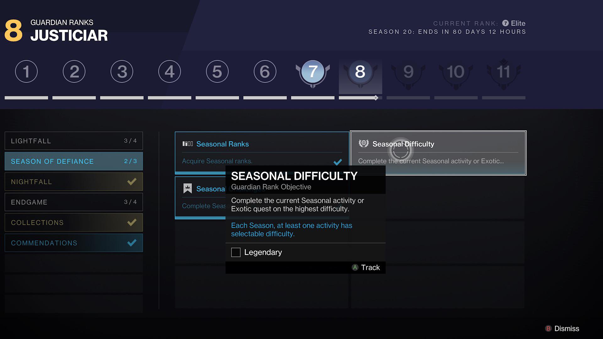 Guardian Ranks are Time Gated new Raid and master exotic missions or highest difficulty
