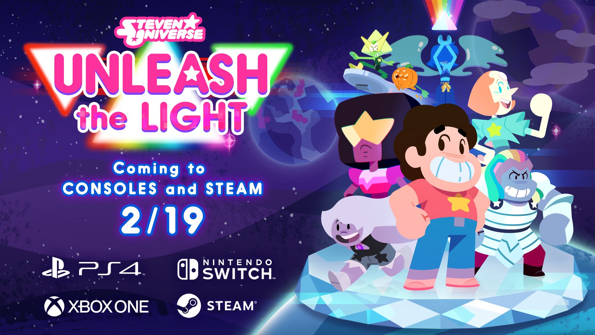 Unleash the light for consoles and steam!!! r/stevenuniverse