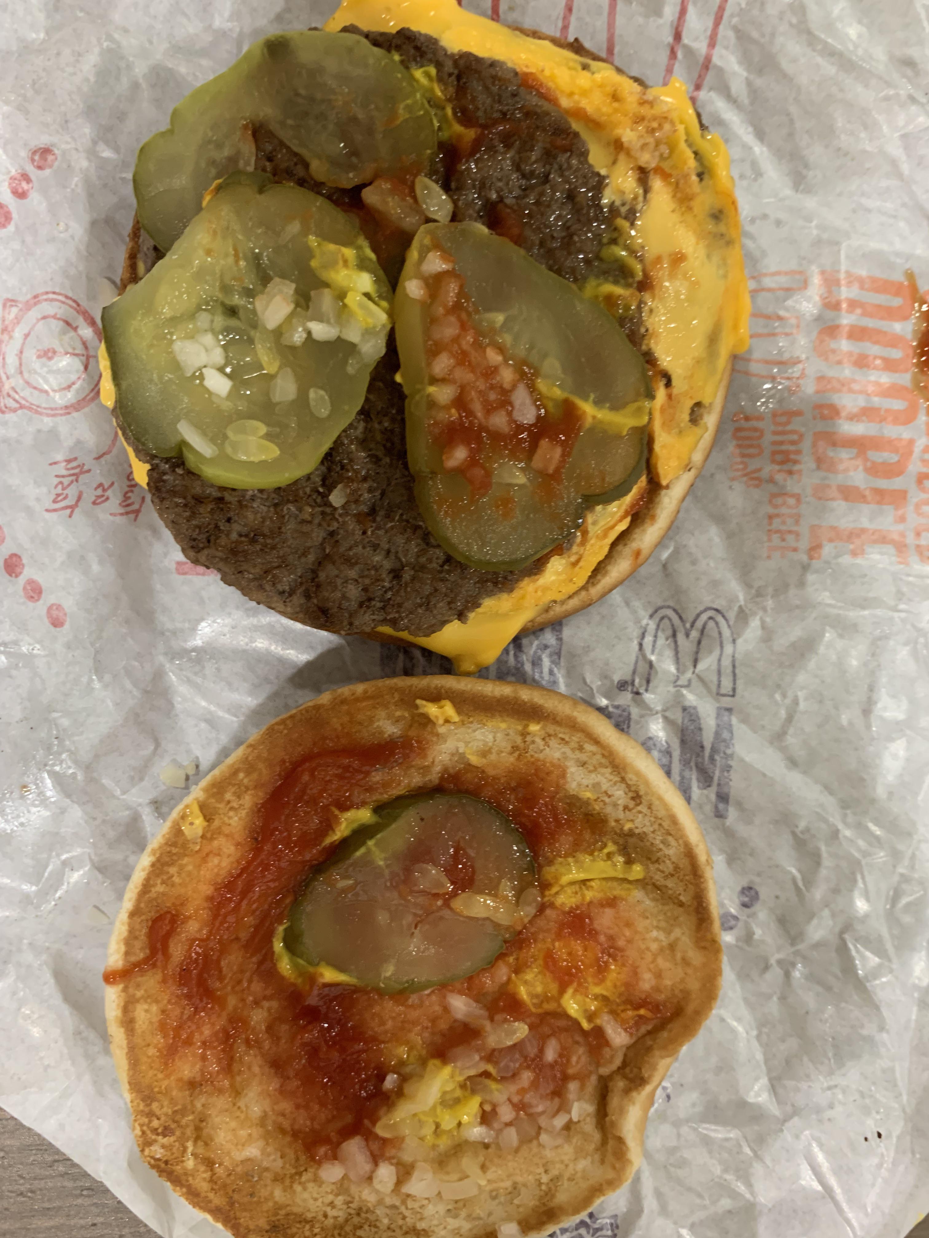 McDonald’s not only remembered the pickles, but gave me 5 (there’s