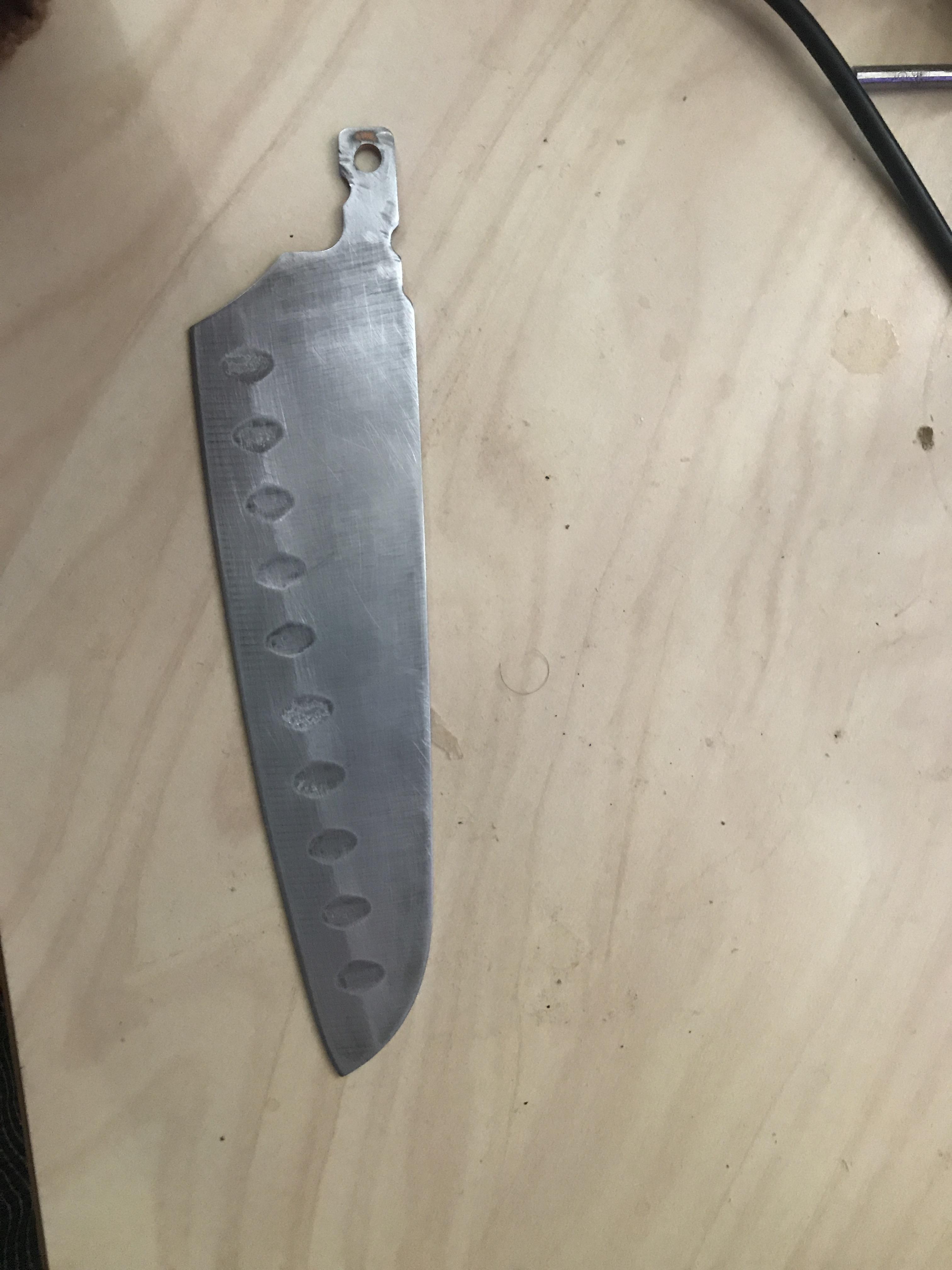 I bought this cheap knife to try and create a new handle, but the tang