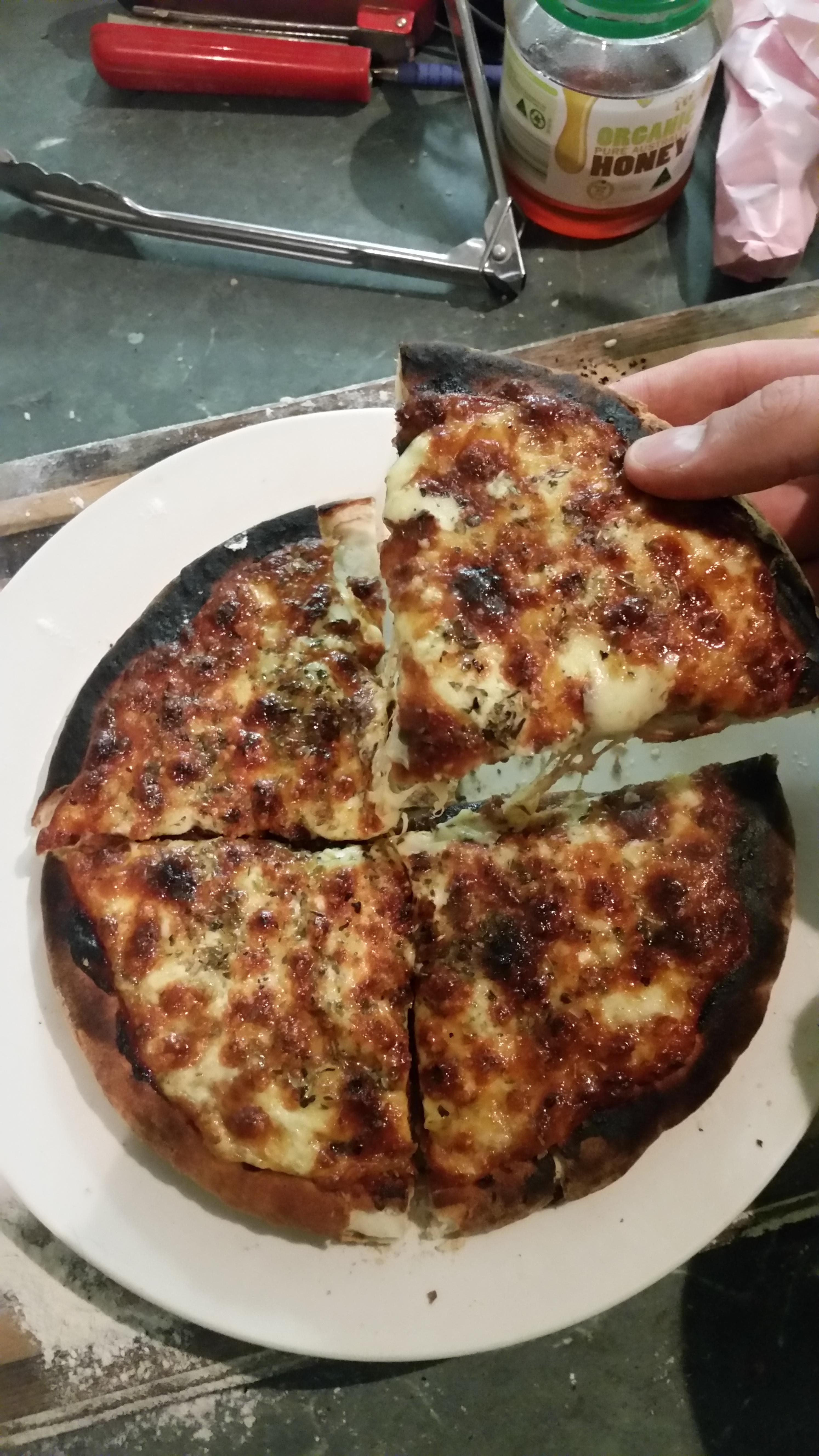 PanFried Cheese Pizza [Homemade] r/food
