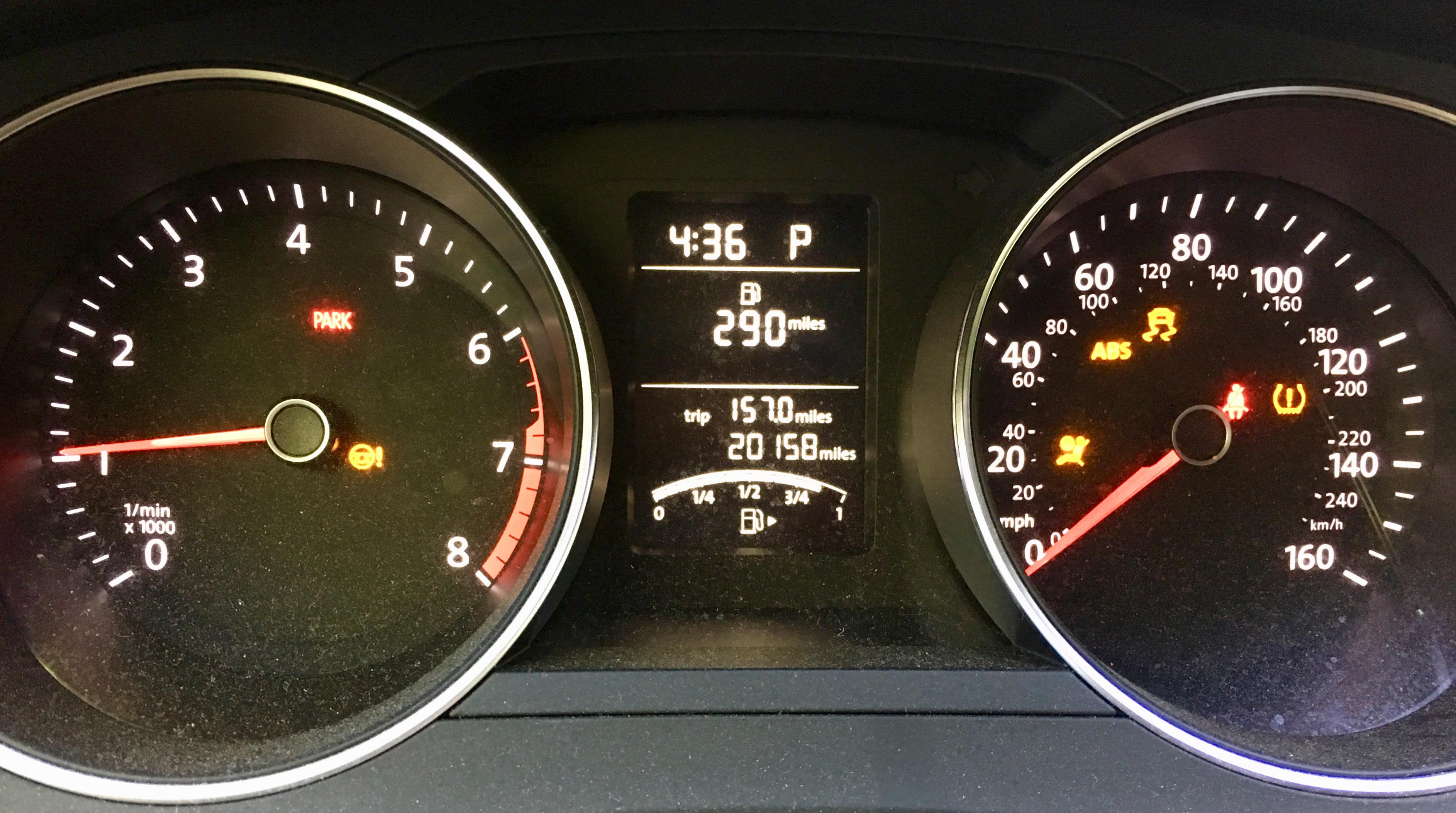 Trifecta dash warnings (ABS, power steering, traction control, tire