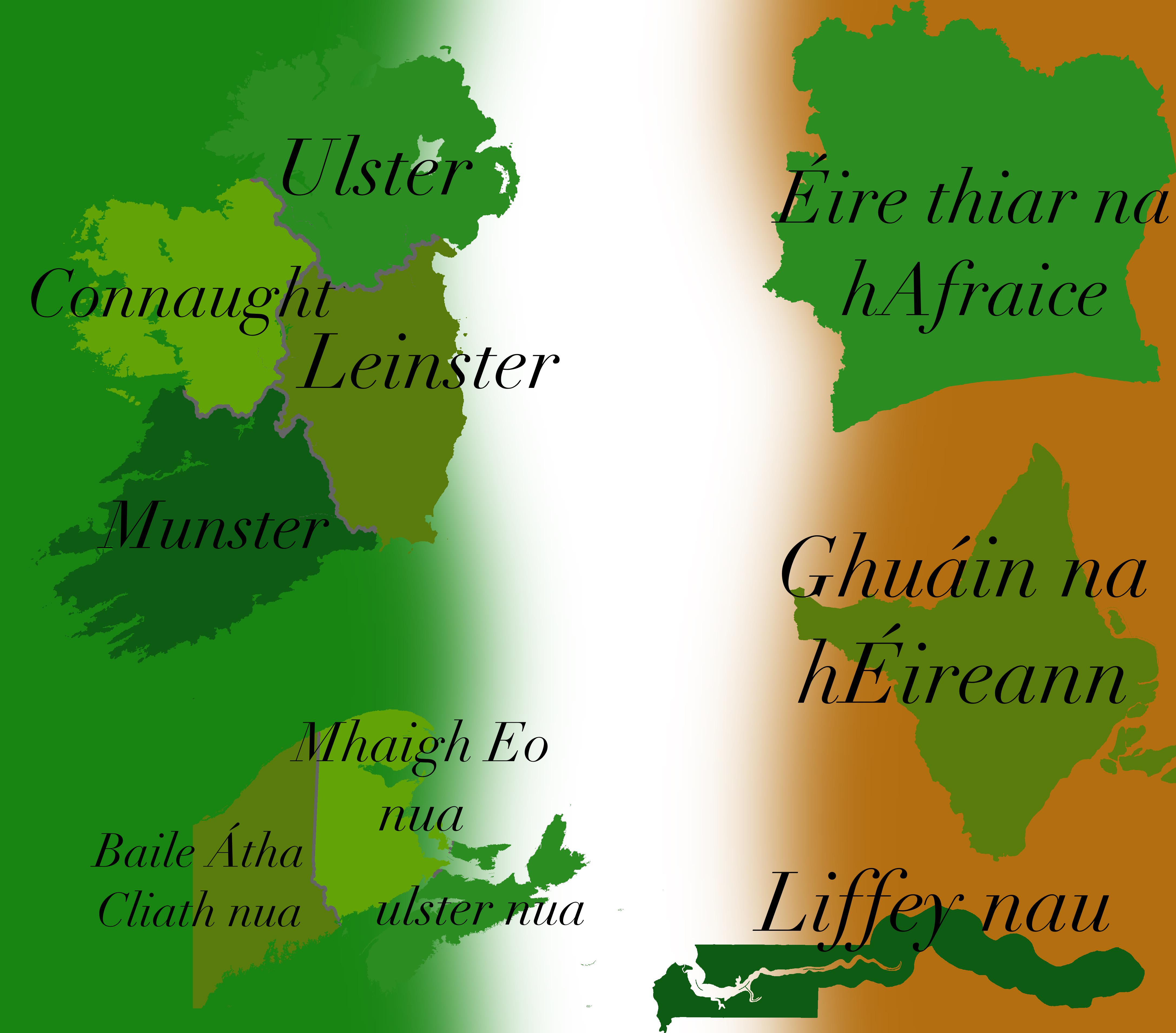 What if Ireland had a colonial empire r/imaginarymaps