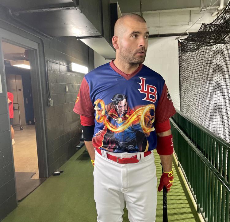 AAA Baseball Team, the Louisville Bats, are wearing Doctor Strange
