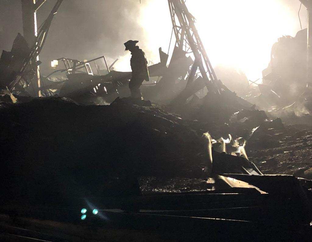 Elkhart, Indiana Forest River fire. r/Firefighting