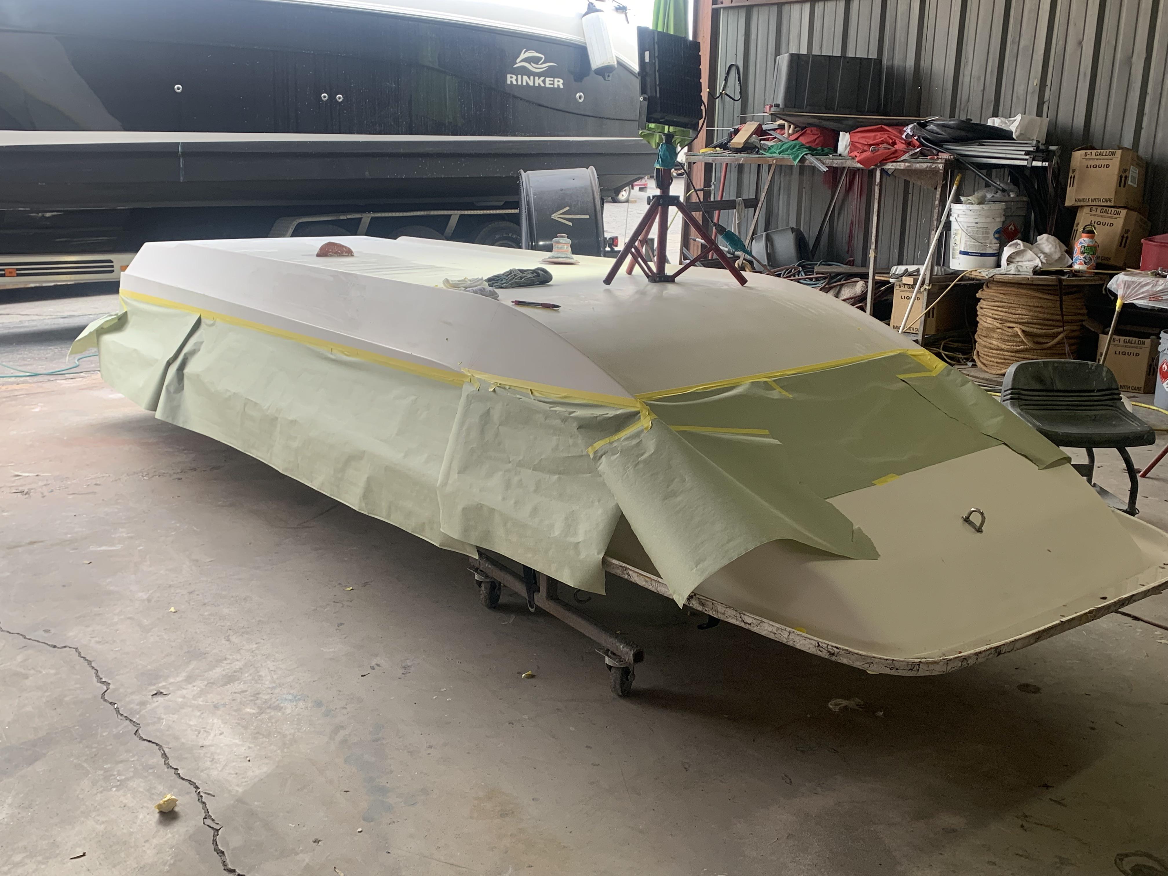 Gotta love an easy bottom paint job! r/boats