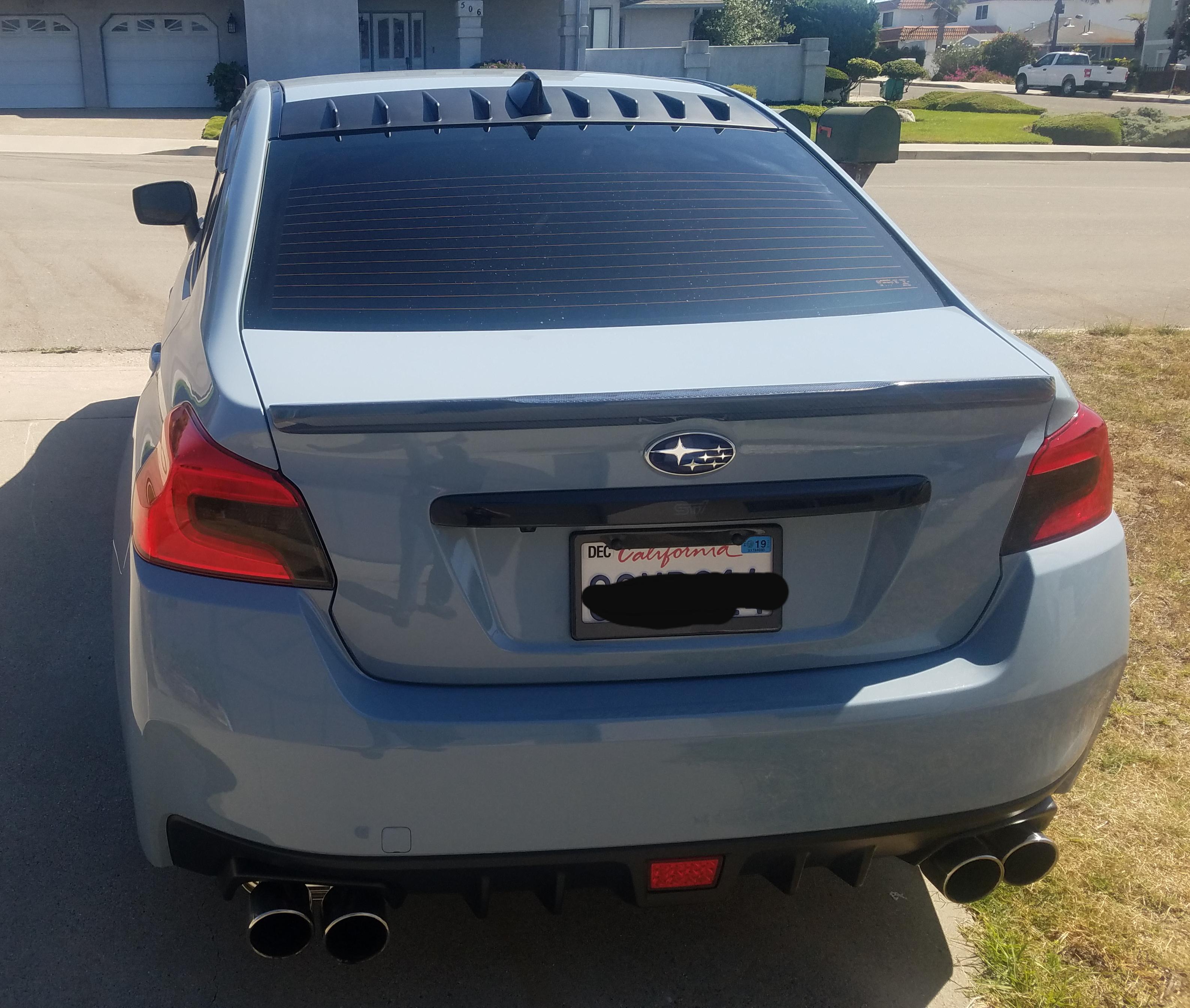Installed my vortex generator today r/WRX