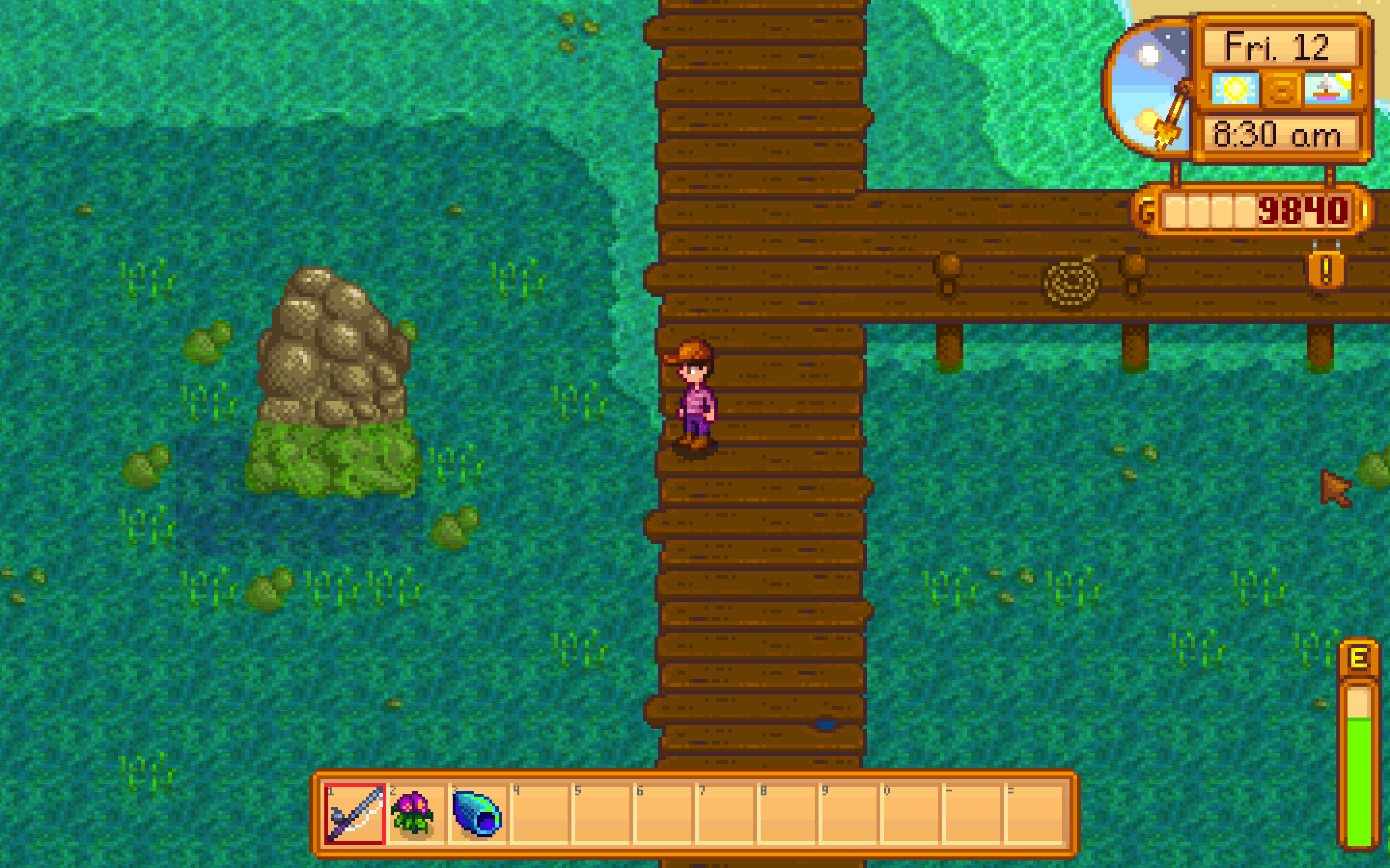 This is Vanilla Stardew, Why is the ocean green? r/StardewValley
