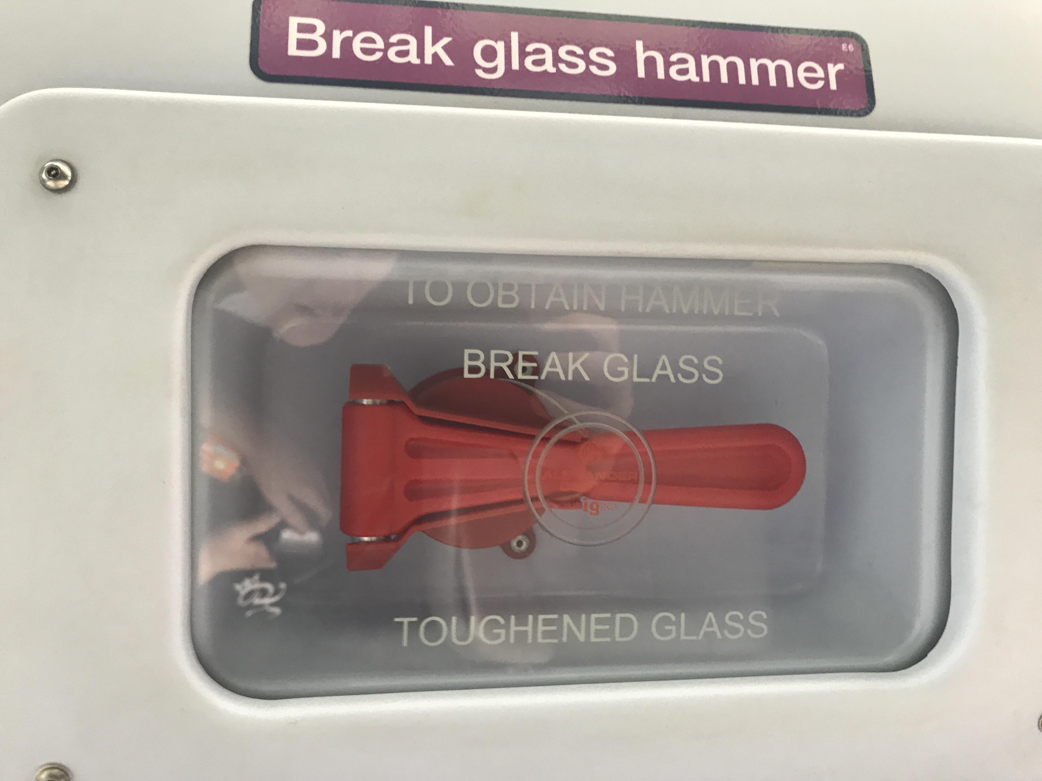 Break glass to obtain hammer to break glass r/CrappyDesign