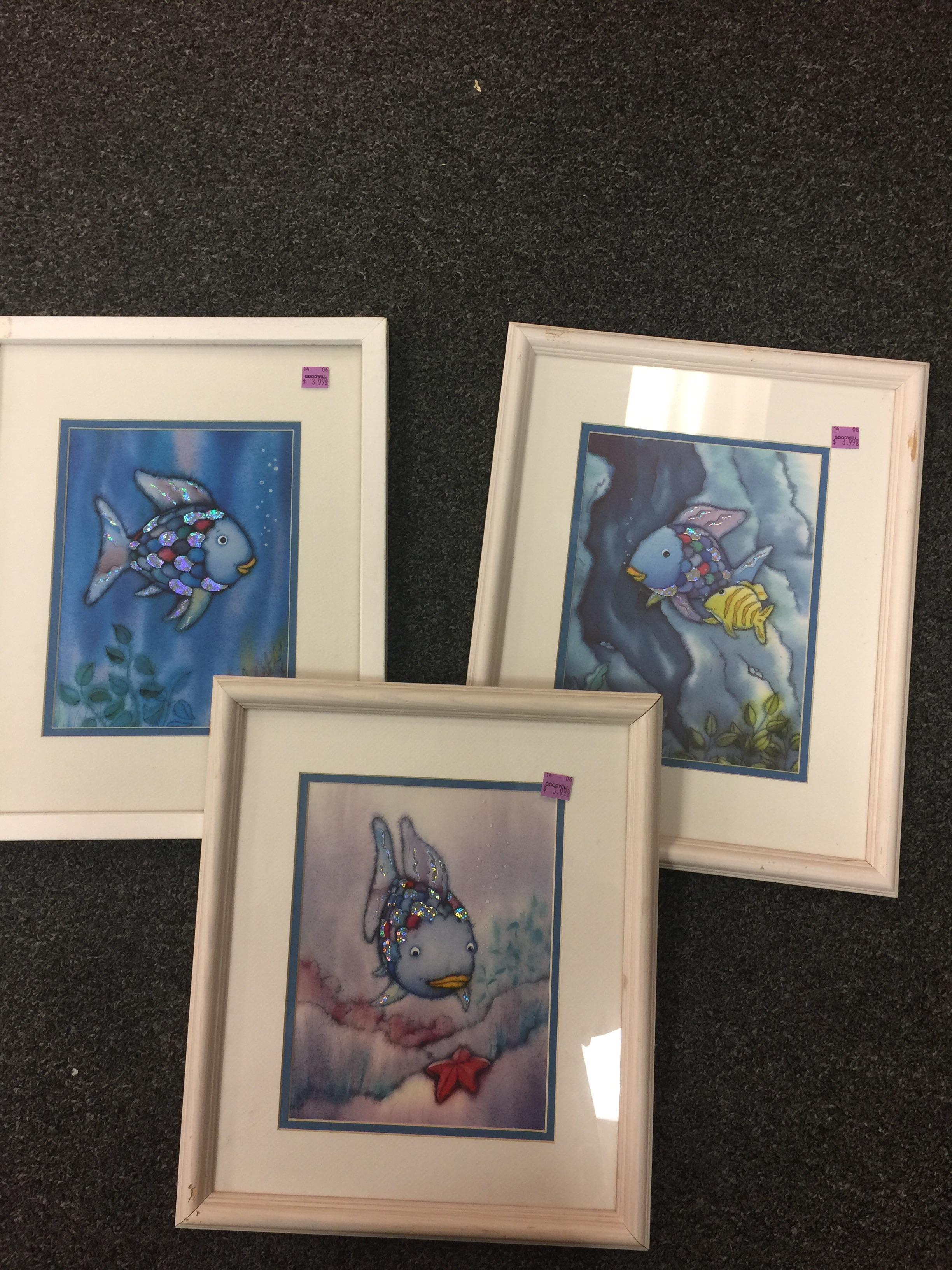 Found the whole Rainbow Fish set!! r/ThriftStoreHauls