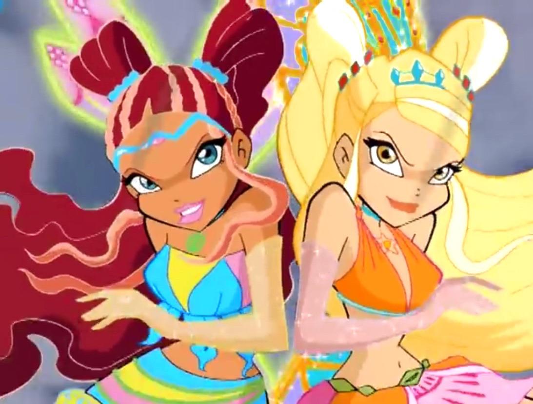 THE TWO ICONS OF THE WINX FRANCHISE IM SORRY BUT STELLA AND AISHA WERE