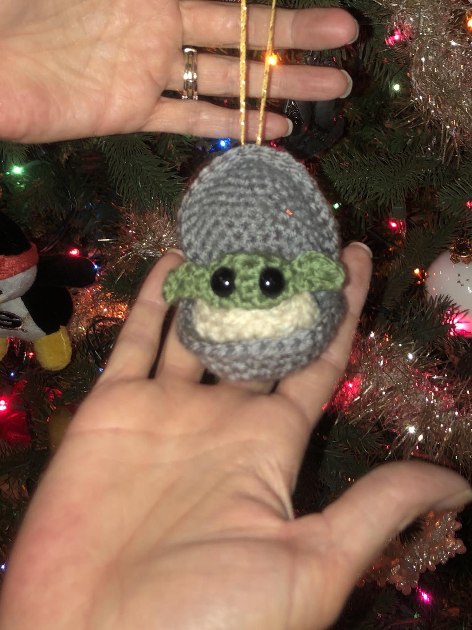 Baby Yoda The Child Tree Ornament Crochet Decoration