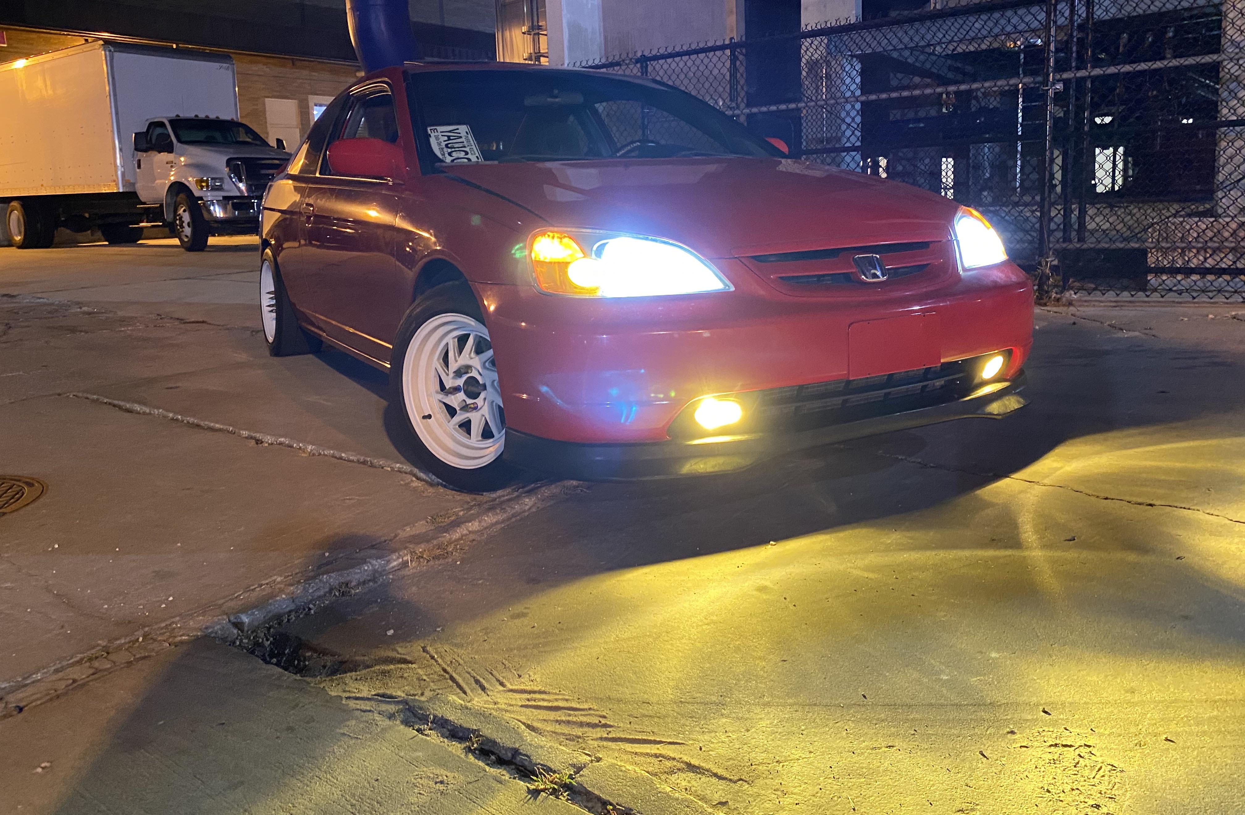 new LED headlights, yellow LED parking lights, and yellow foglights : r