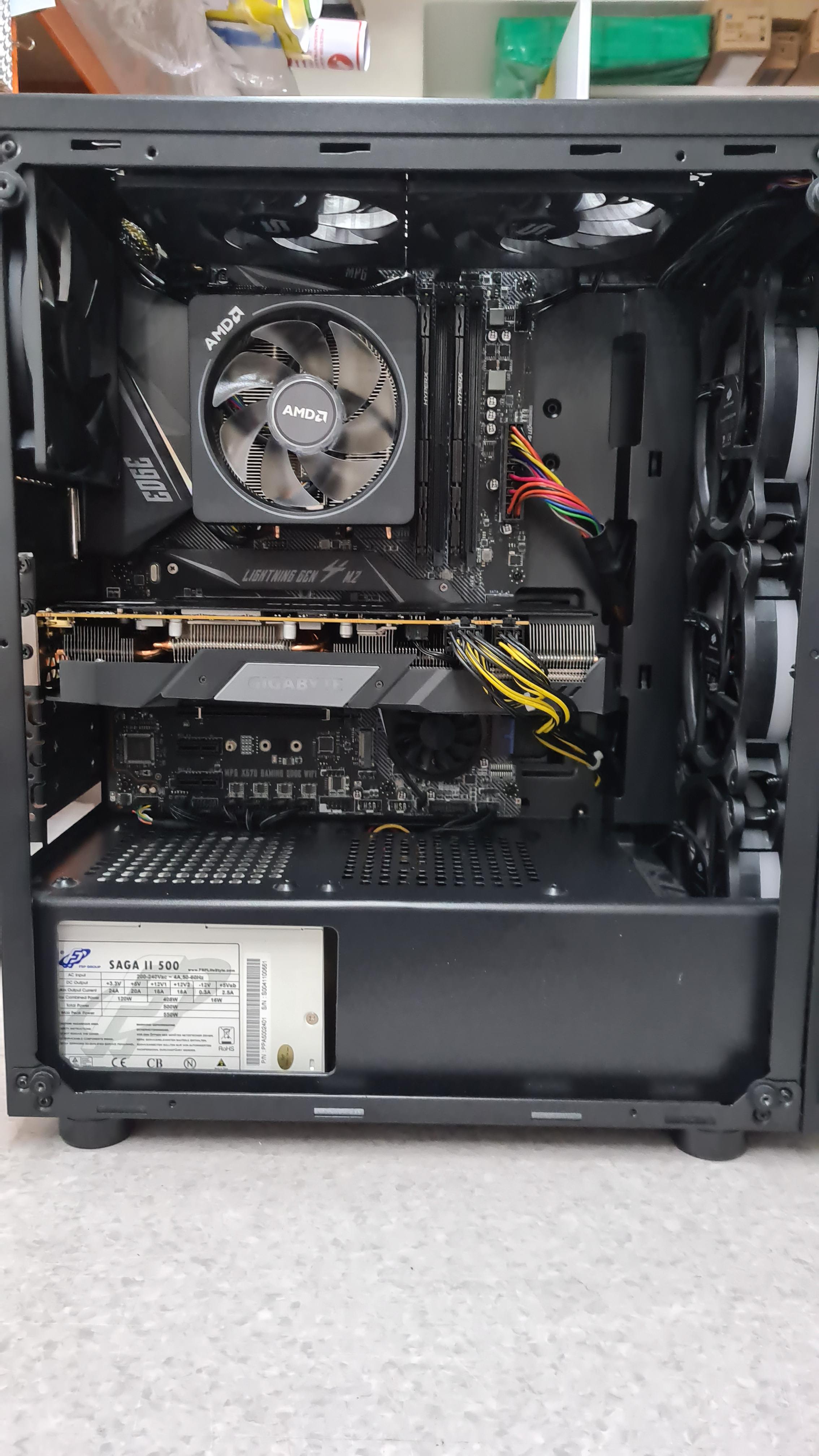 Upgrade finally. MSI x570 gaming edge WiFi, Ryzen 7 3700x, rx5700xt