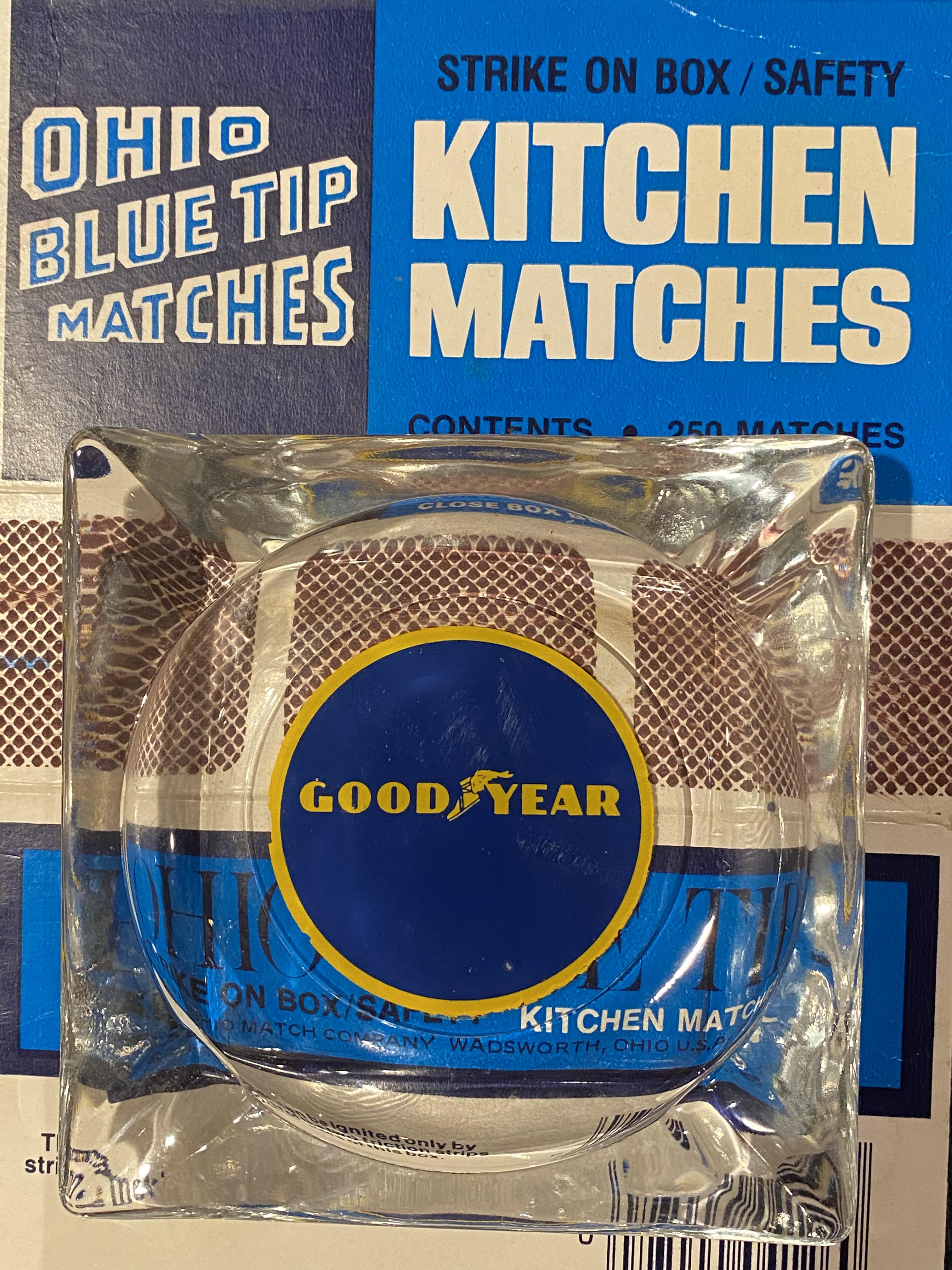 Found these neat old Goodyear tire glass ashtray for 2 r