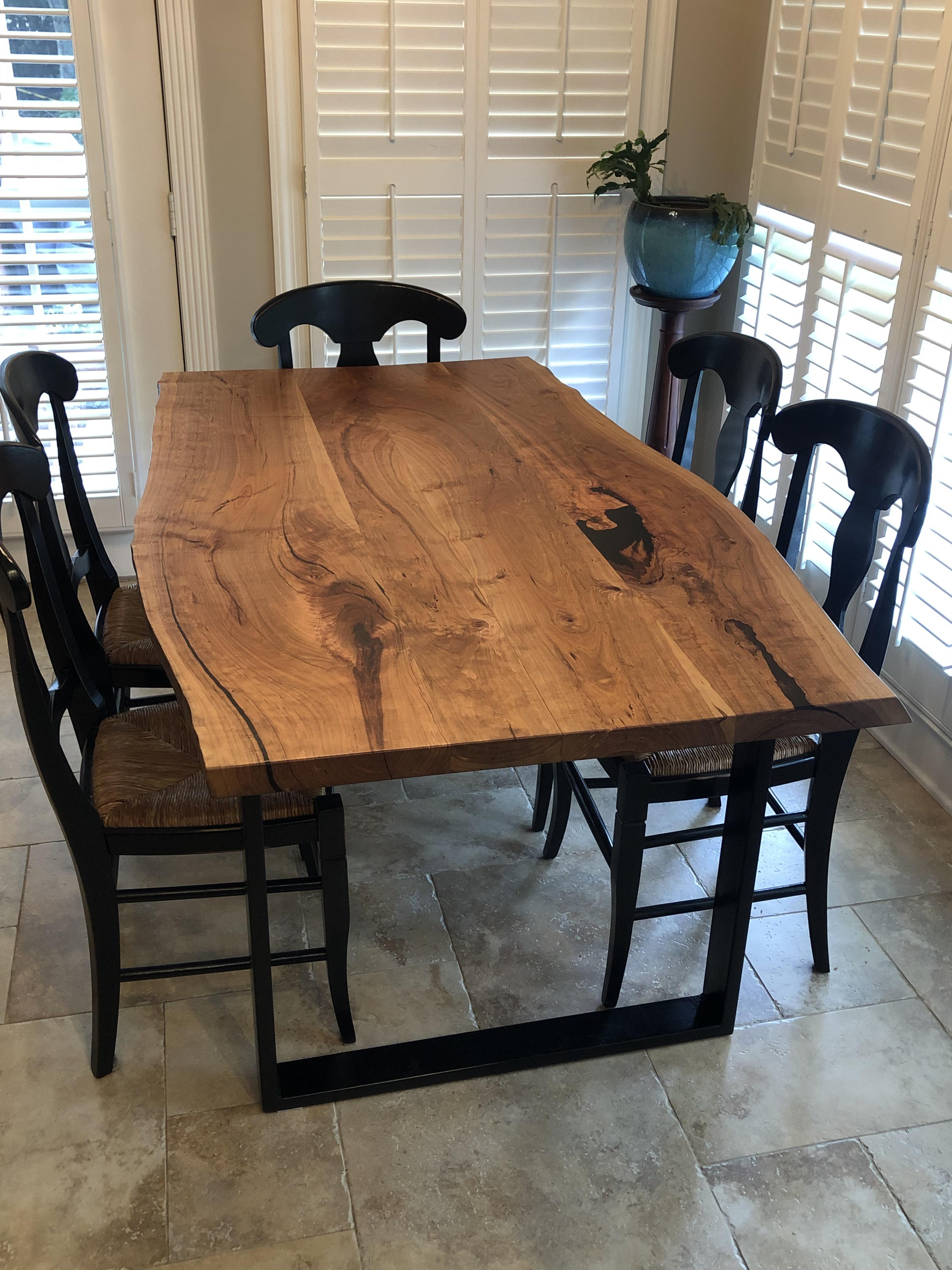 Kitchen table I made from cherry that I picked up off a lot being