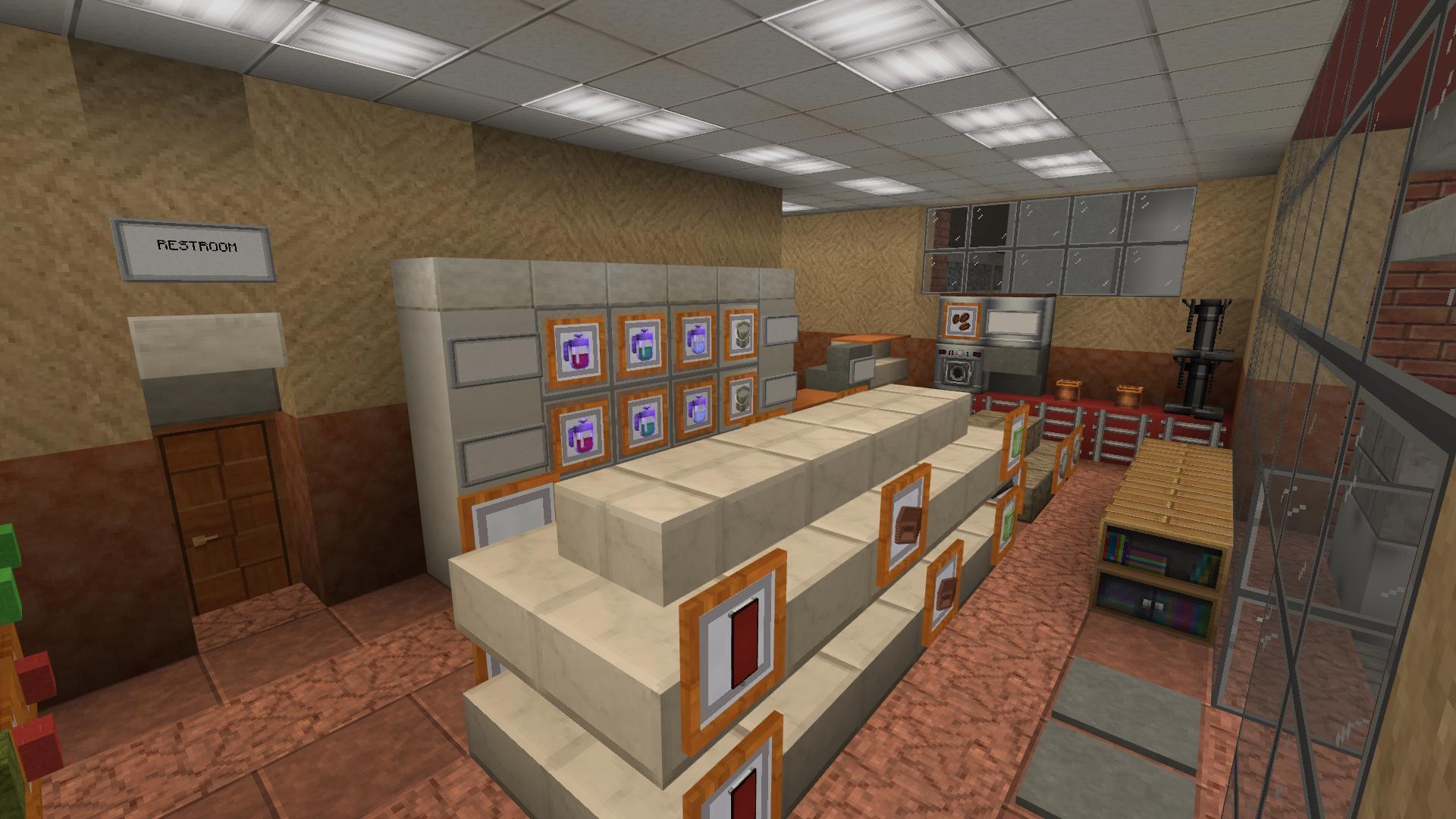 Minecraft Grocery Store Inside