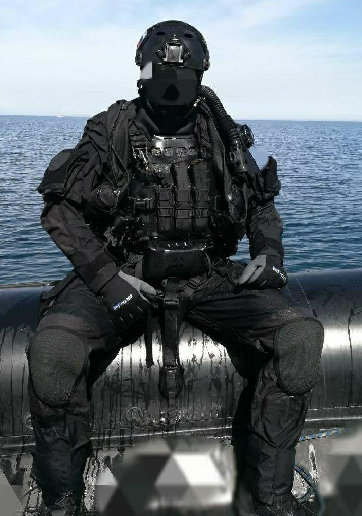 Member of the "Vympel" dive team from the FSB SpecialPurpose Center