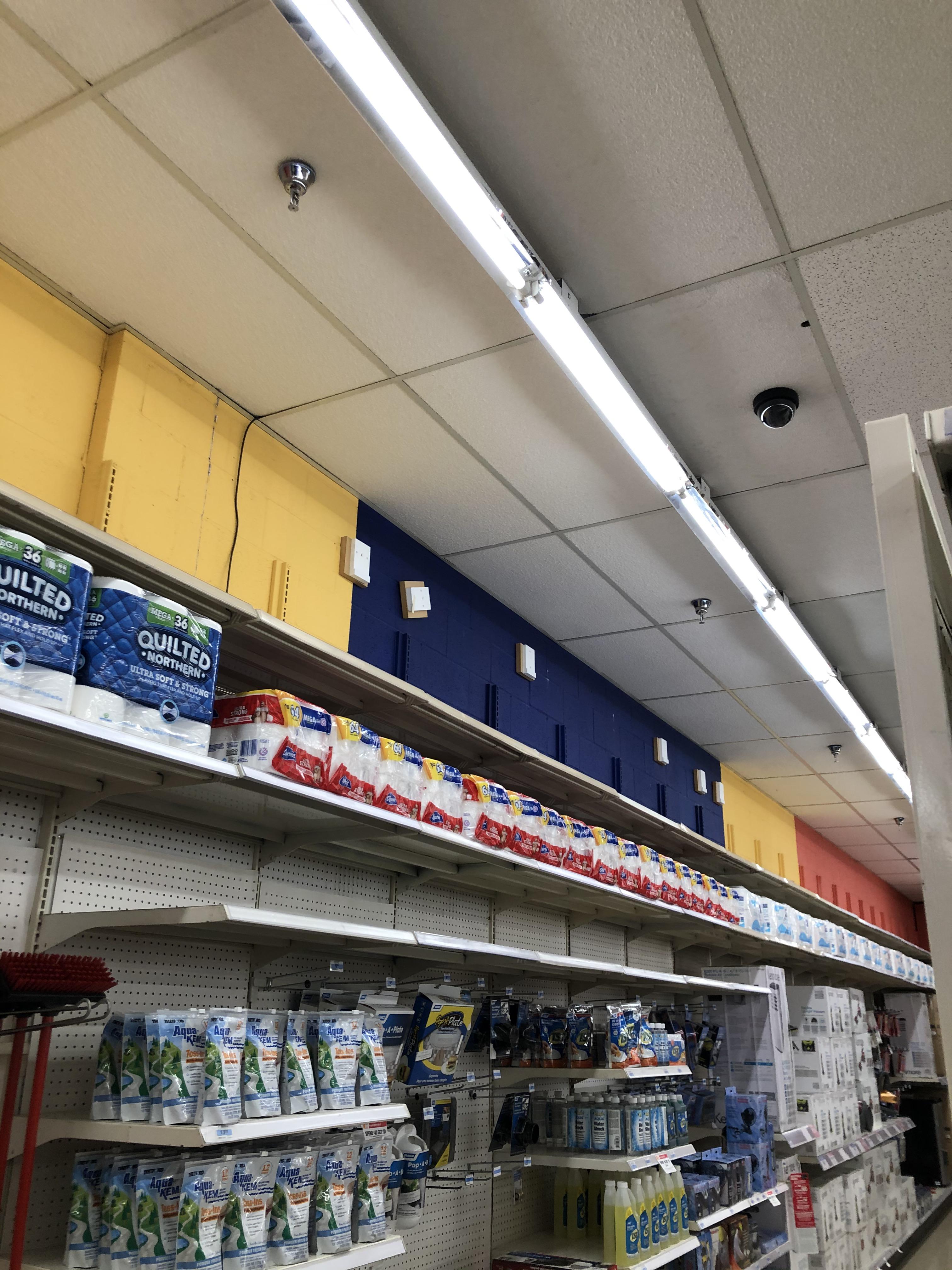 Kmart in Grass Valley, CA has these multi colored walls r/kmart