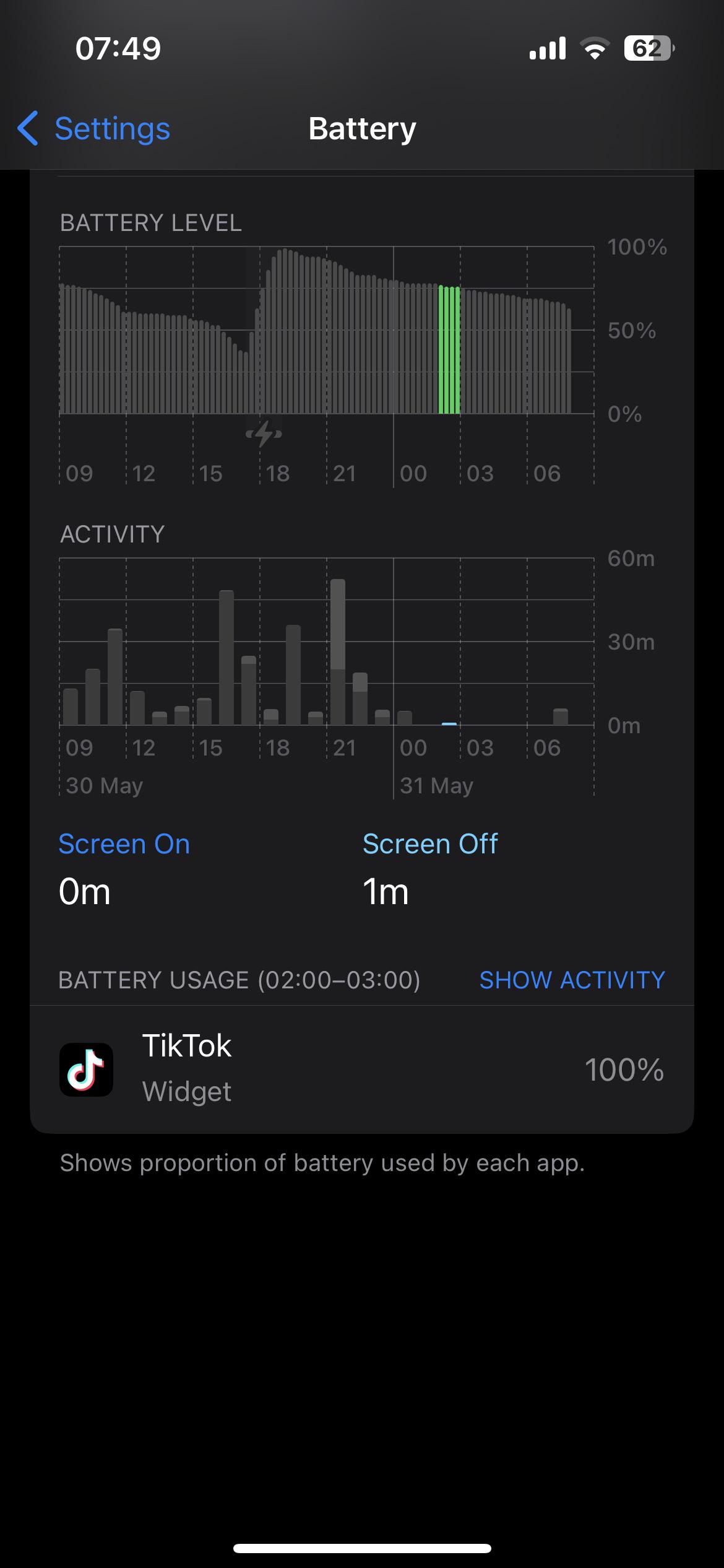 My battery draining overnight and I don’t know what’s this TikTok widget even tho I use no