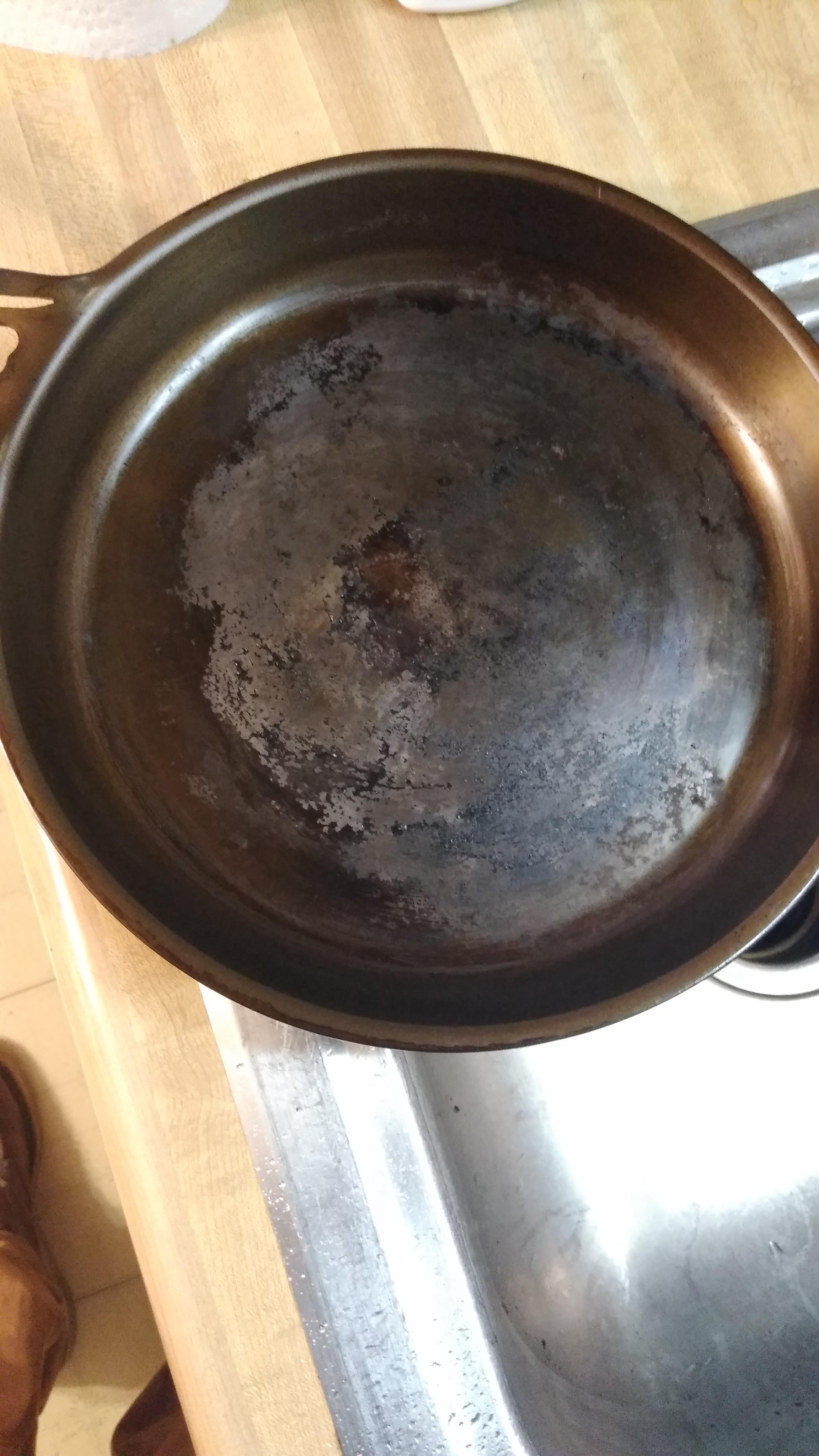 Am I doing something wrong? The seasoning keeps coming off my usion