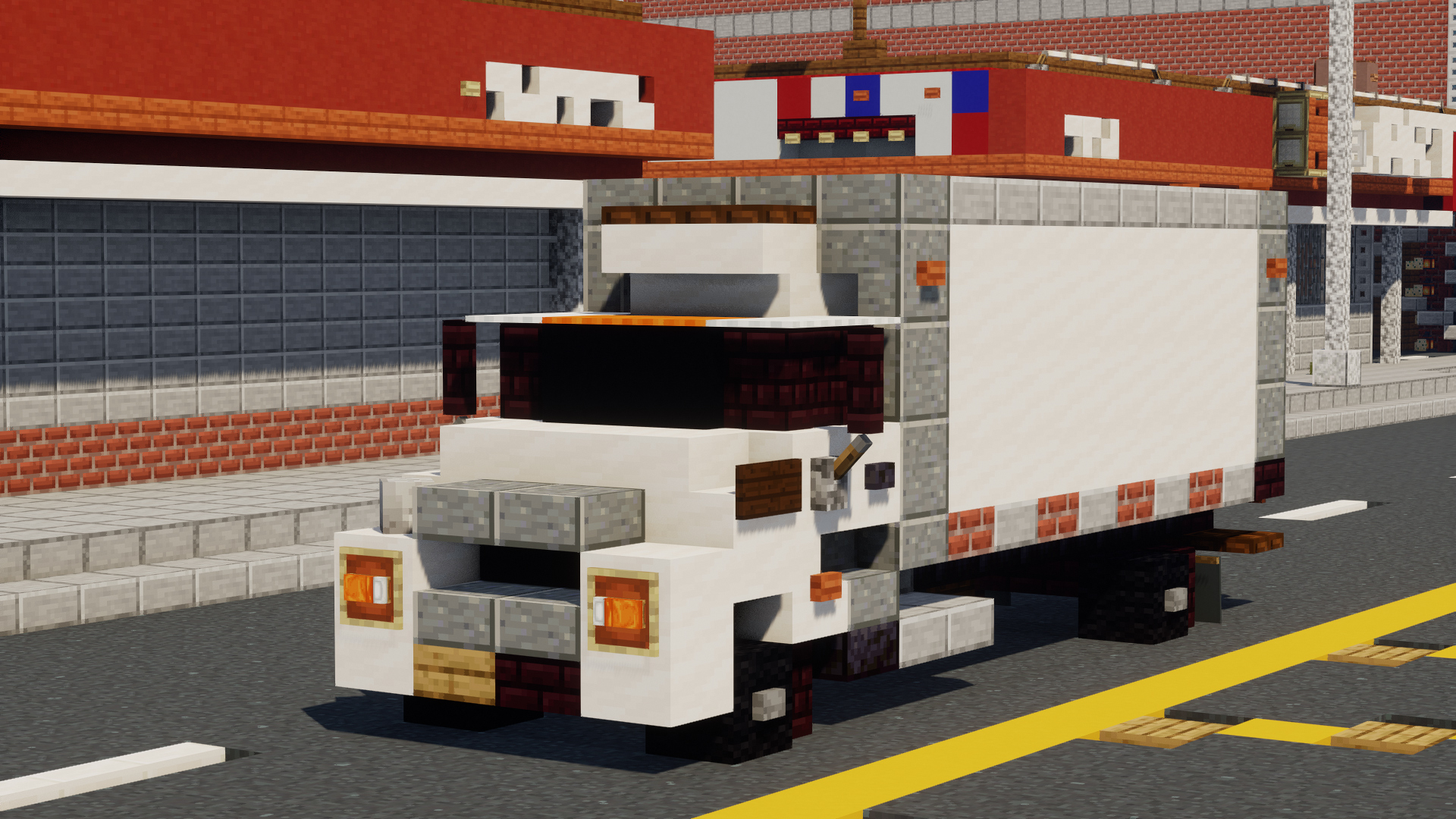 I came up with this Minecraft Truck Design r/Minecraft