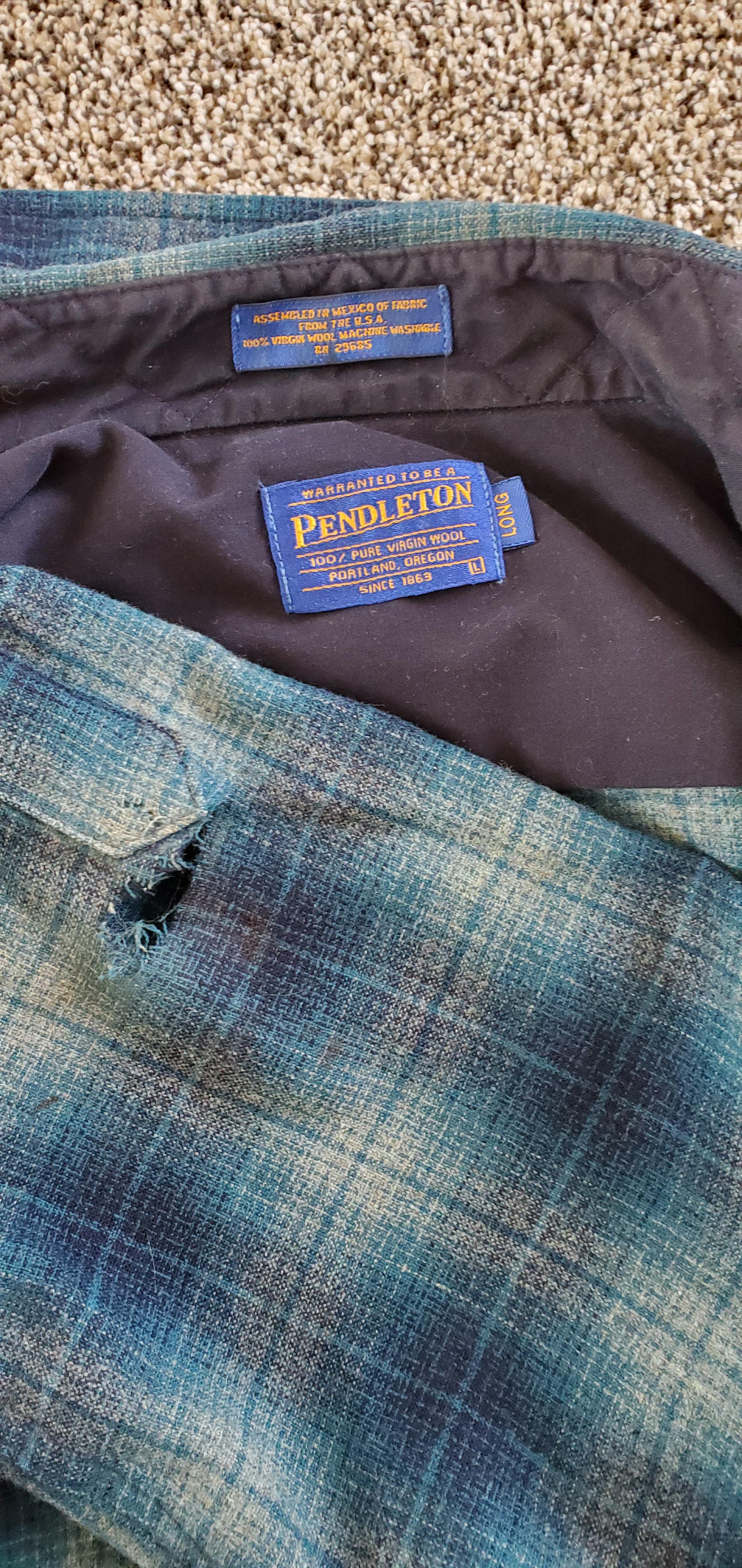 Repair a wool shirt How should I fix the hole in this shirt that was