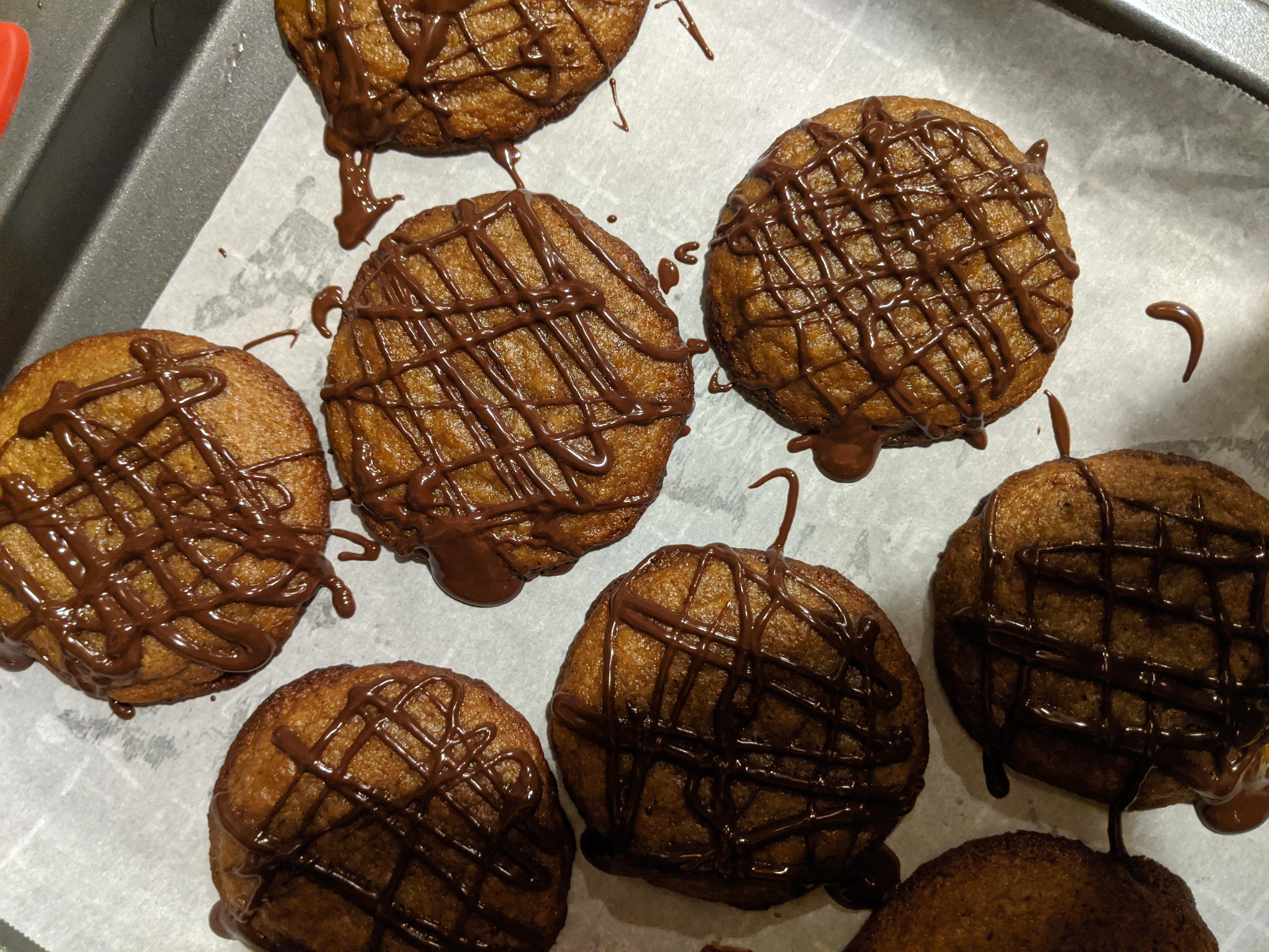 Week 1 RedoMiso Almond Butter Drop Cookies (newbie here!) r