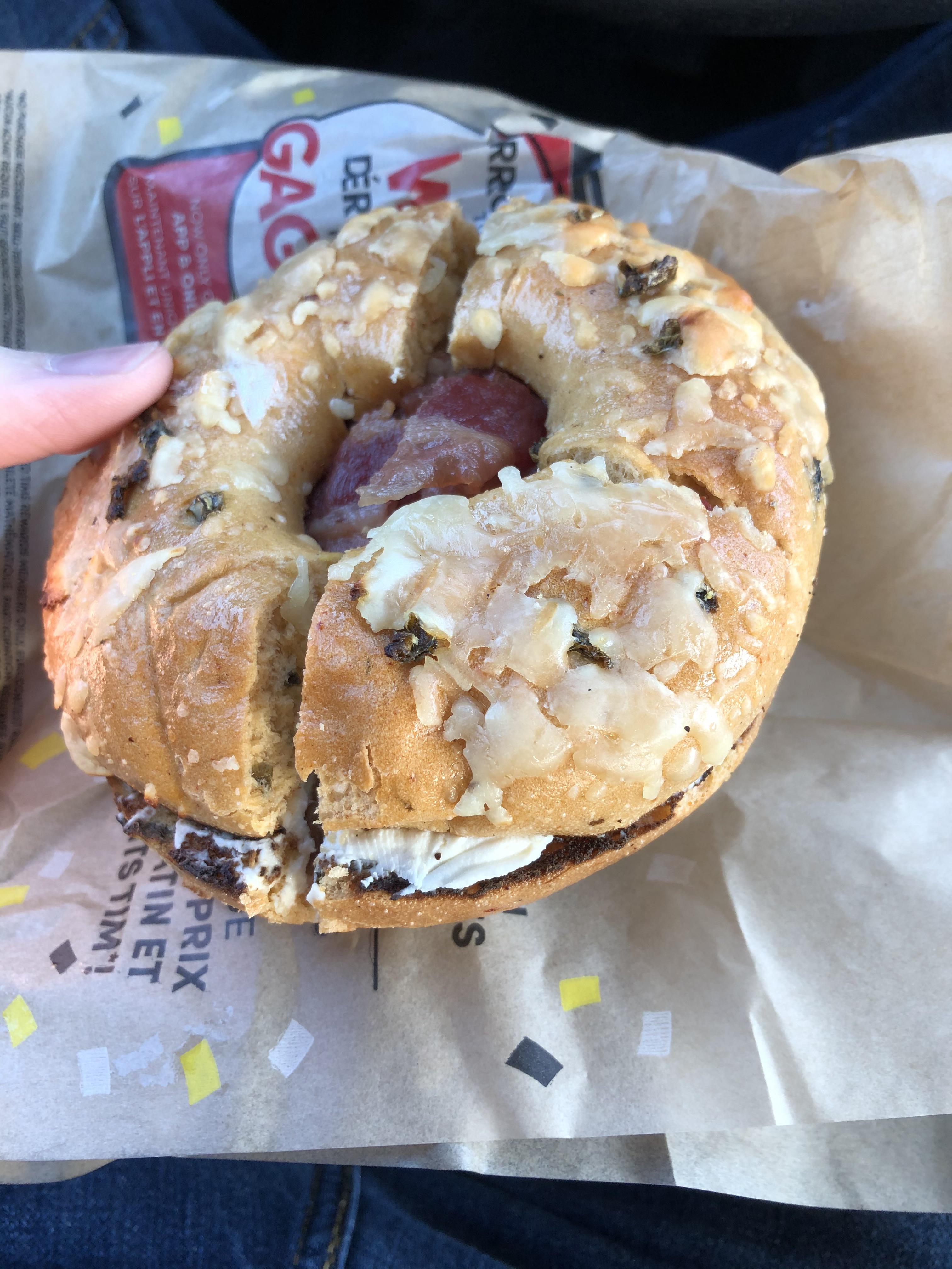 Didn’t realize the 70pts could be redeemed on the Specialty Bagels. Not