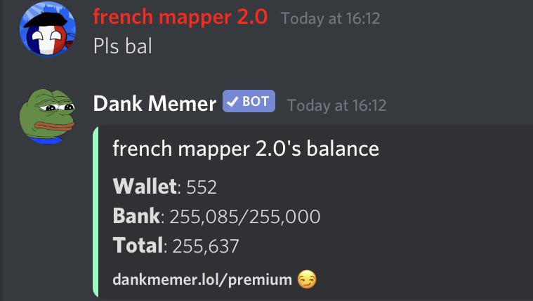 Glitch? dankmemer
