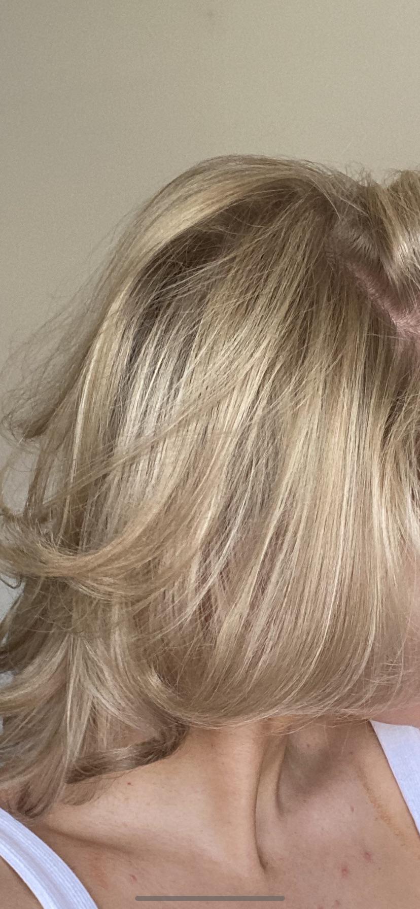 I am so grateful to my hairdresser for her High Lift magic no toner