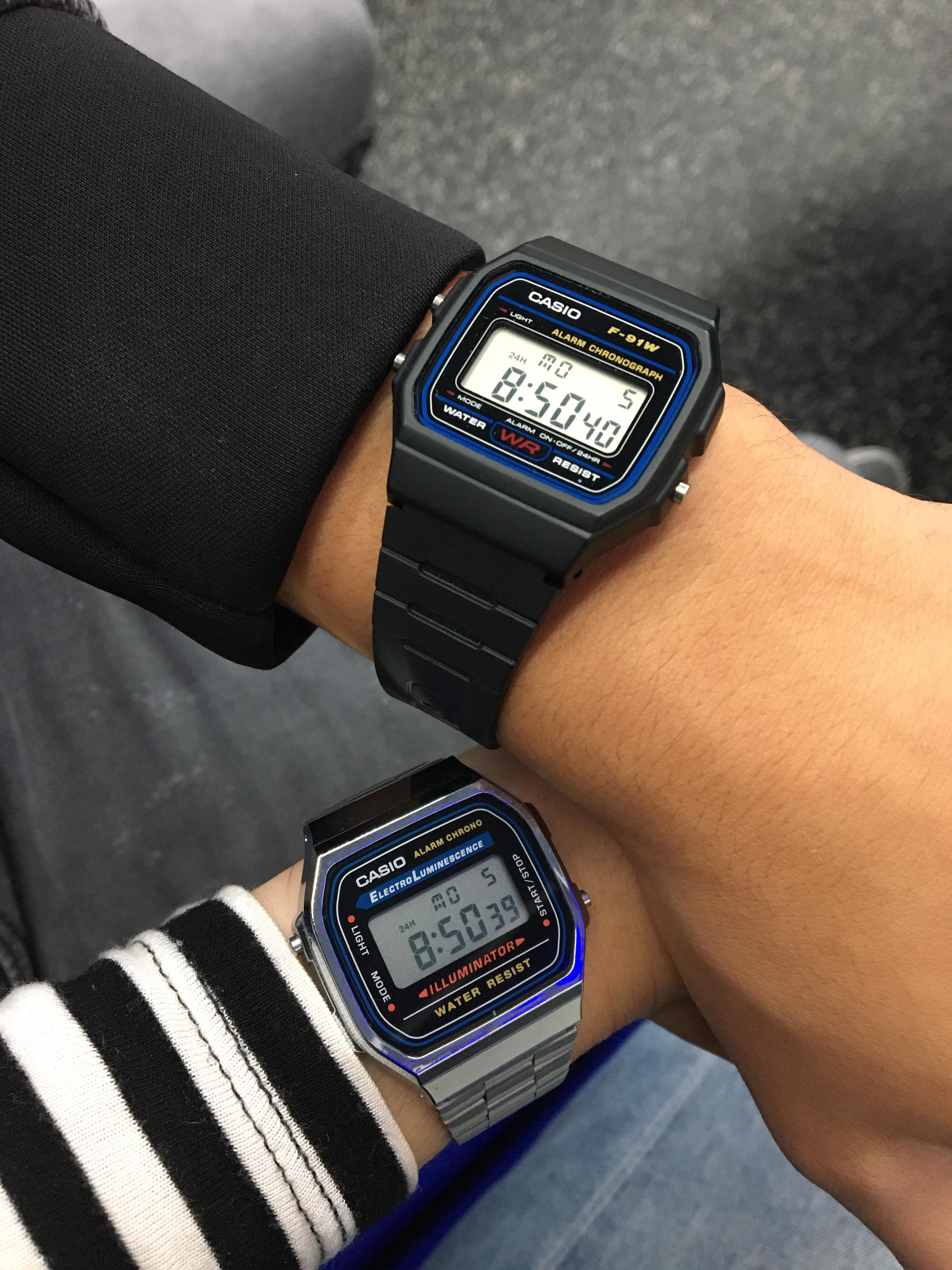 [Casio] My boyfriend and I rocking our Casio’s r/Watches