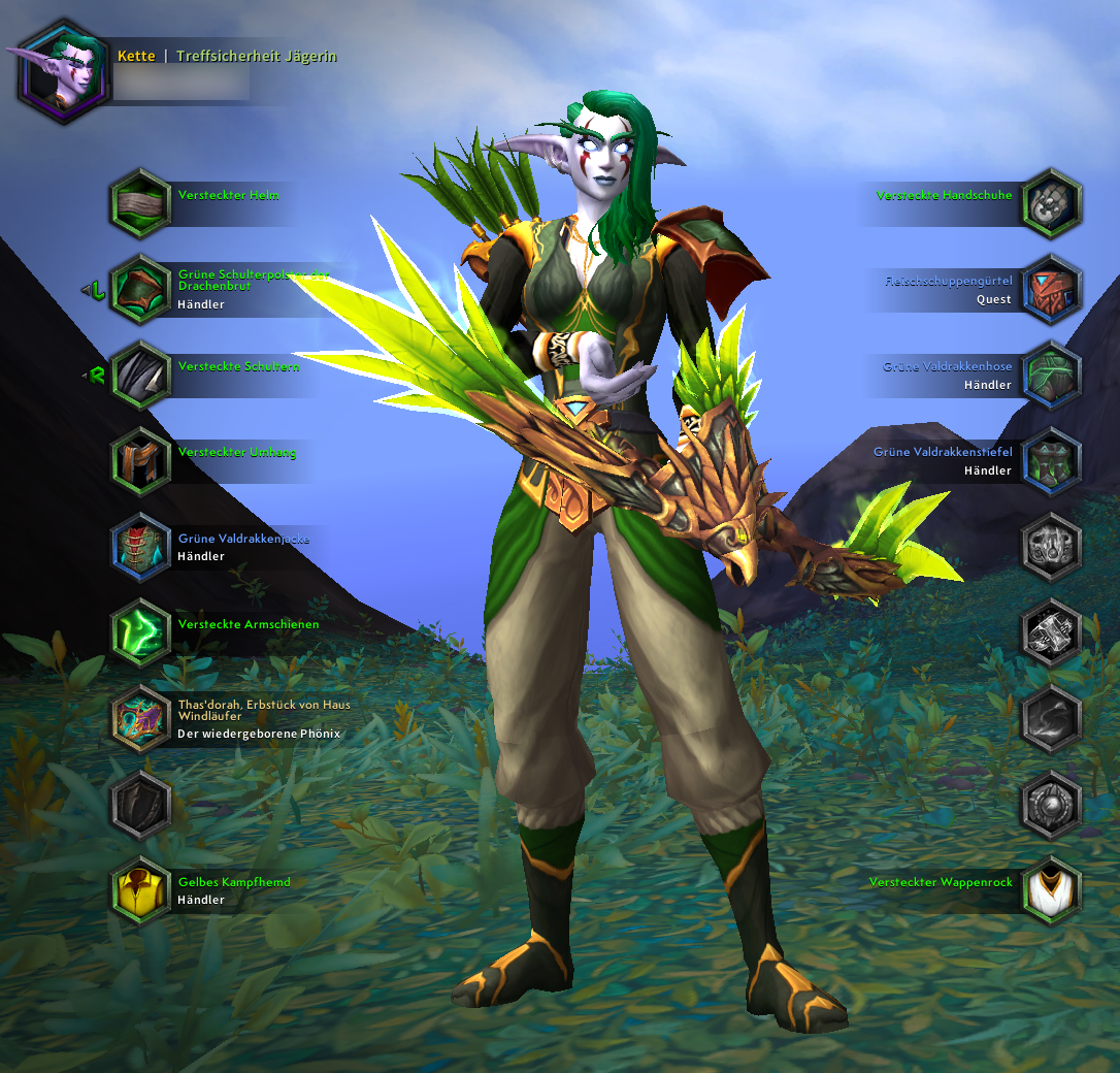 New Valdrakken / green dragonflight set r/Transmogrification