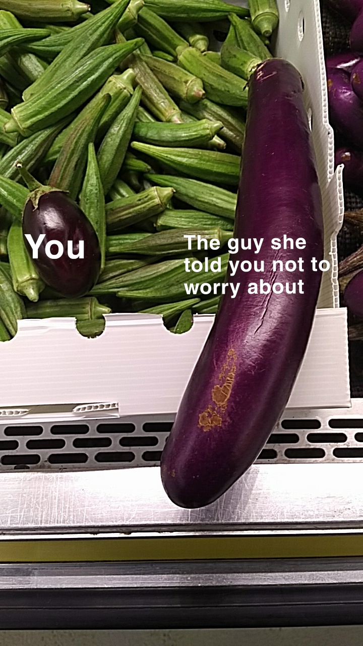 Everyone you cant make a meme out of grocery store produce. me r