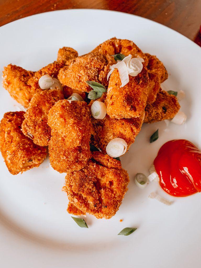 Meatless nuggets r/veganrecipes