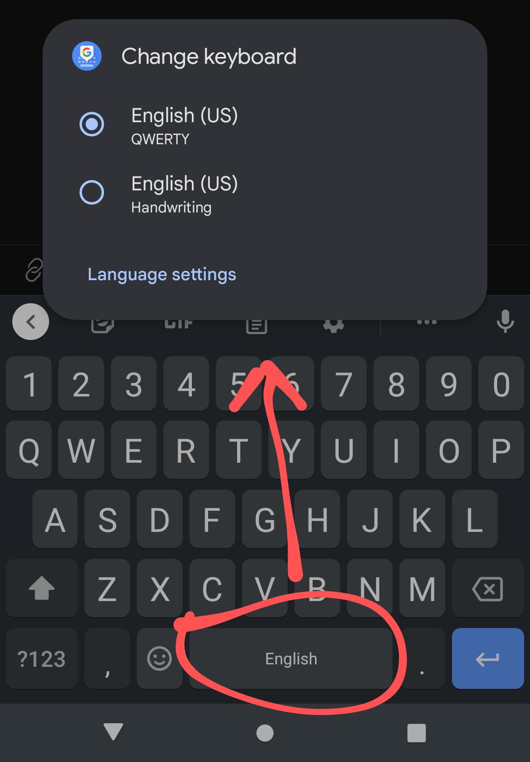 How to disable this pop up from spacebar on Moto G Stylus 5g? r/MotoG