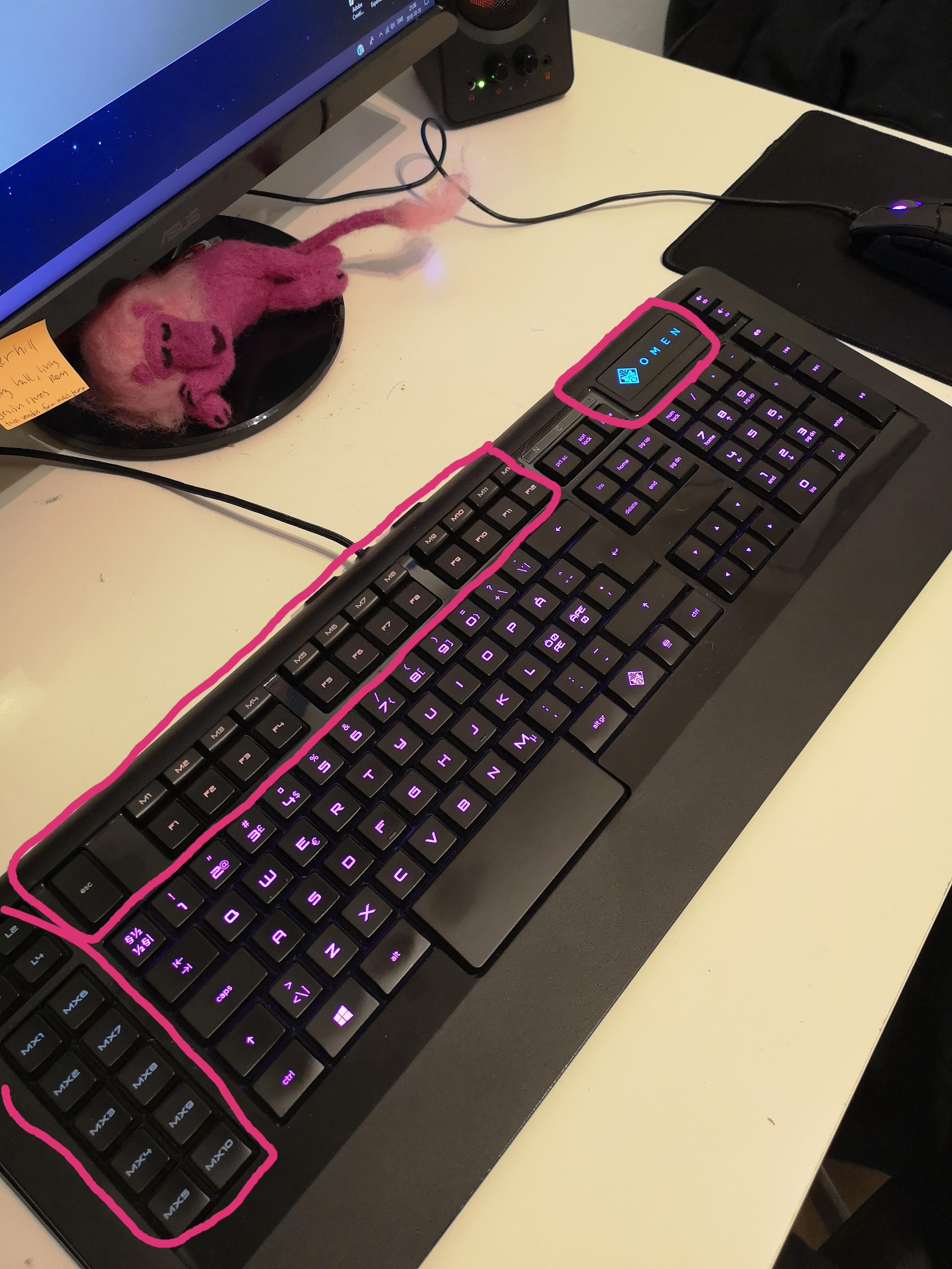 HP OMEN Steelseries Keyboard lights do not cooperate with the steelseries engine 3 app. There is