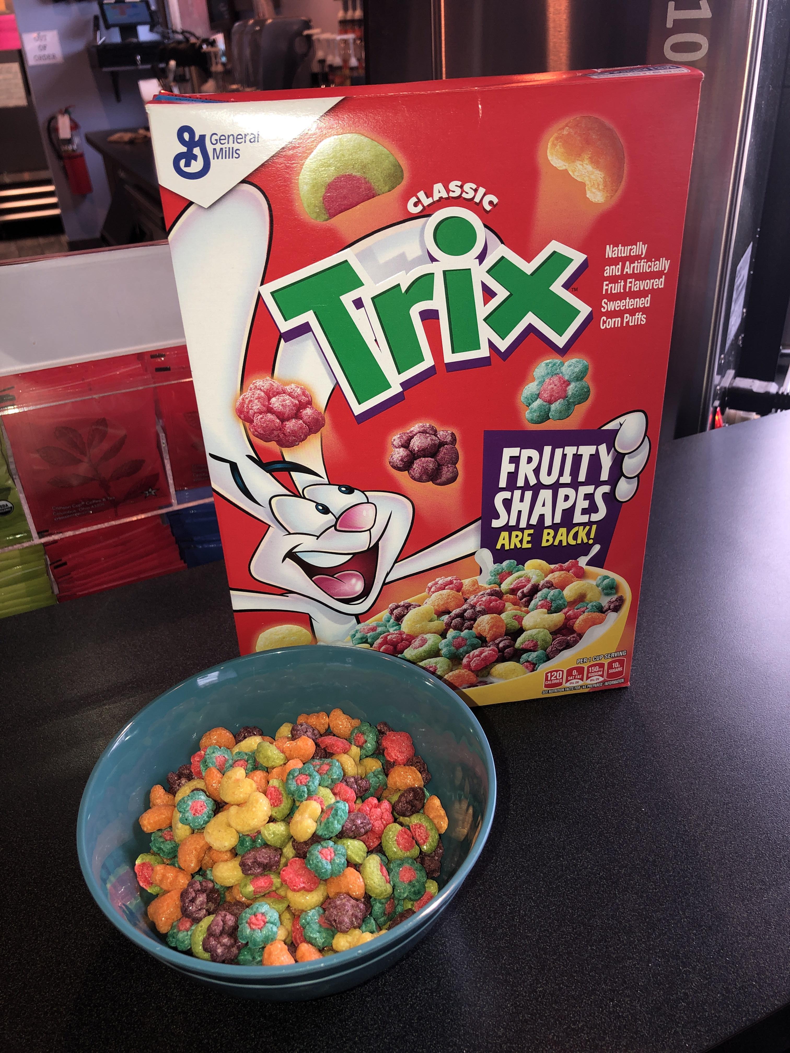 Trix cereal finally brought back shapes! r/nostalgia
