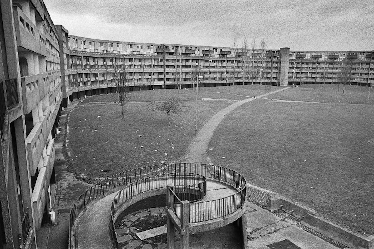 Hulme Crescents, Manchester was the largest public housing estate in
