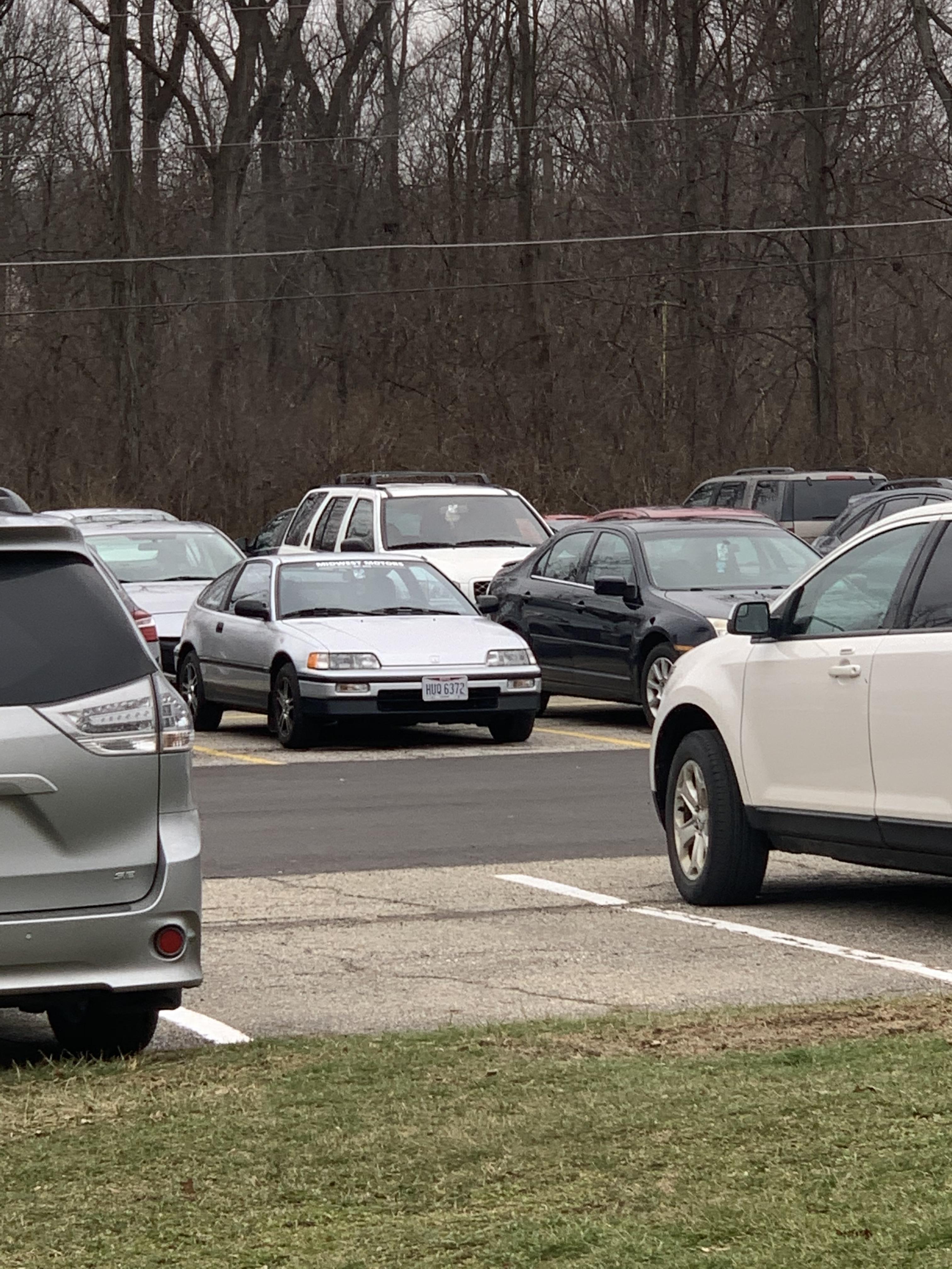 In the high school parking lot r/crx