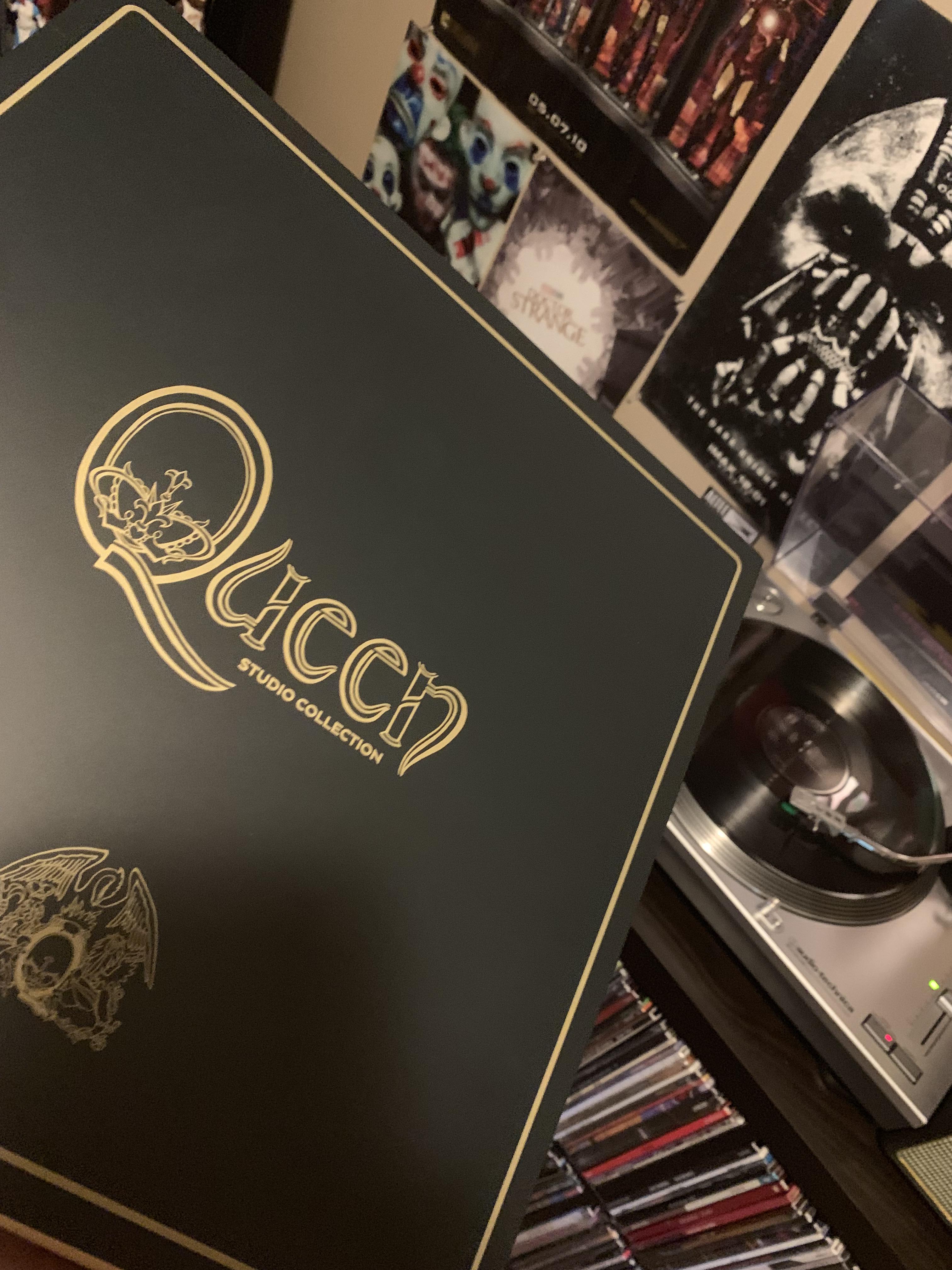 Queen complete studio box set! Wish I had a victrola instead for the