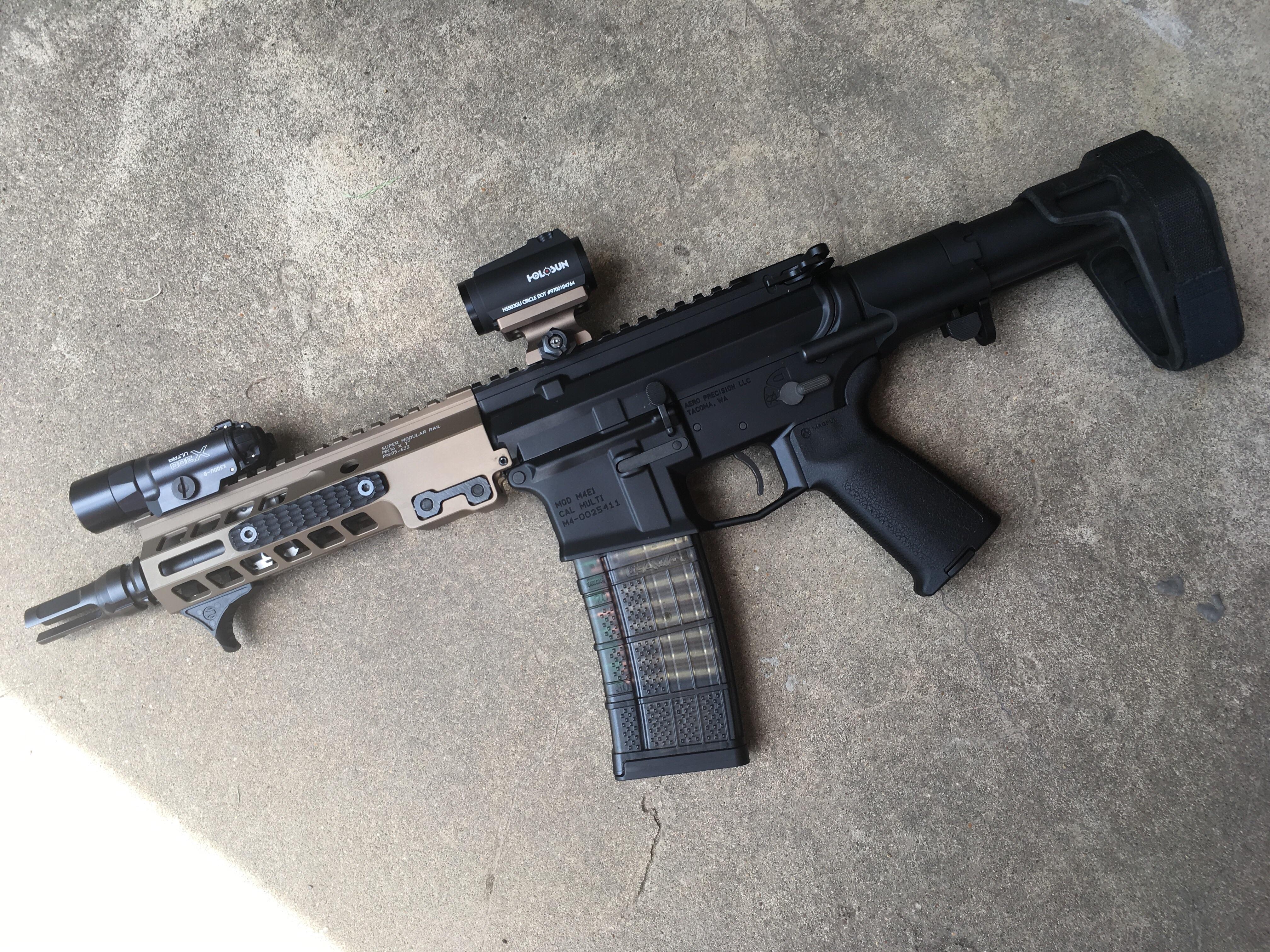 7.5” blaster (AR Pistol build) GunPorn